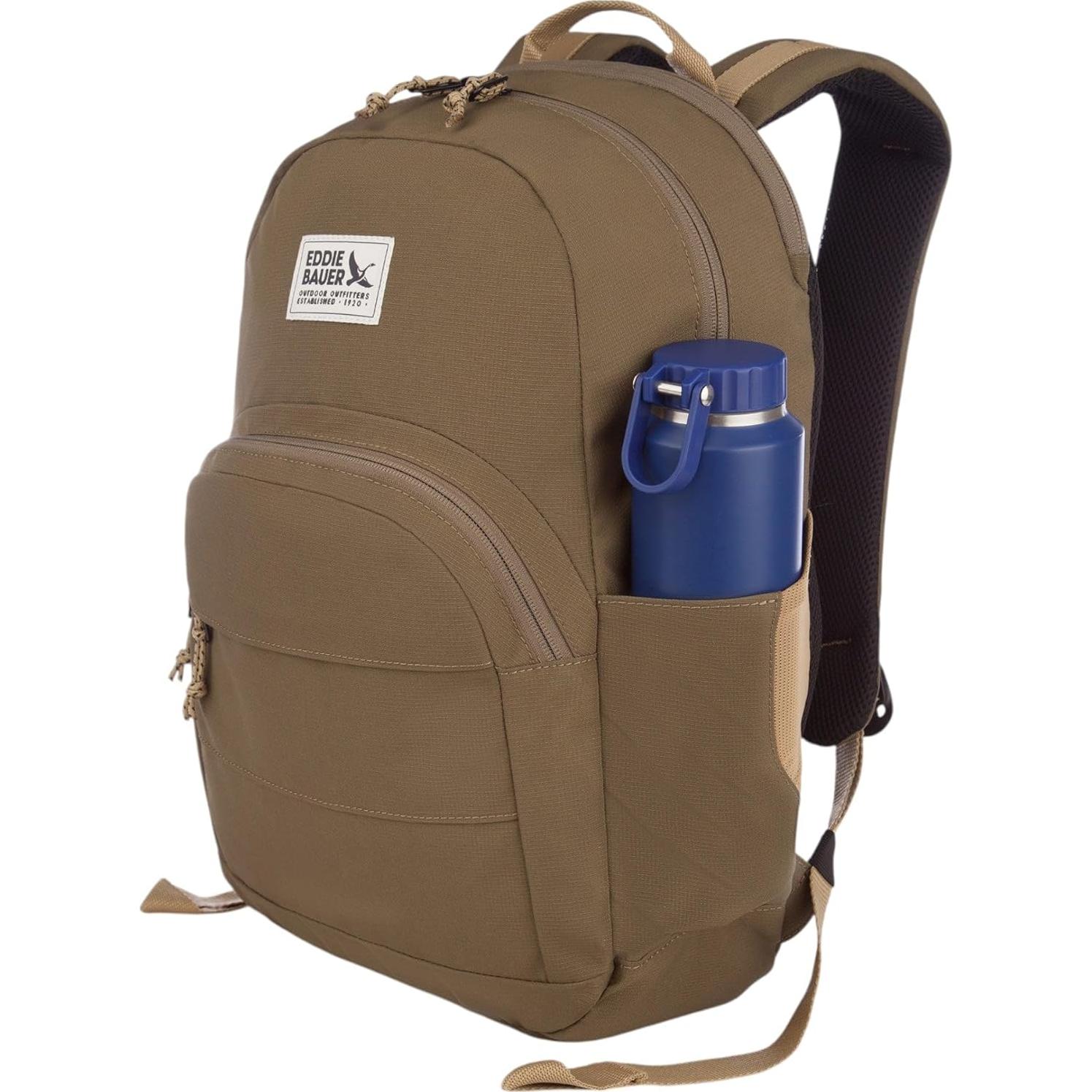 Mochila Campus Eddie Bauer 26L para Laptop - Verde Adler