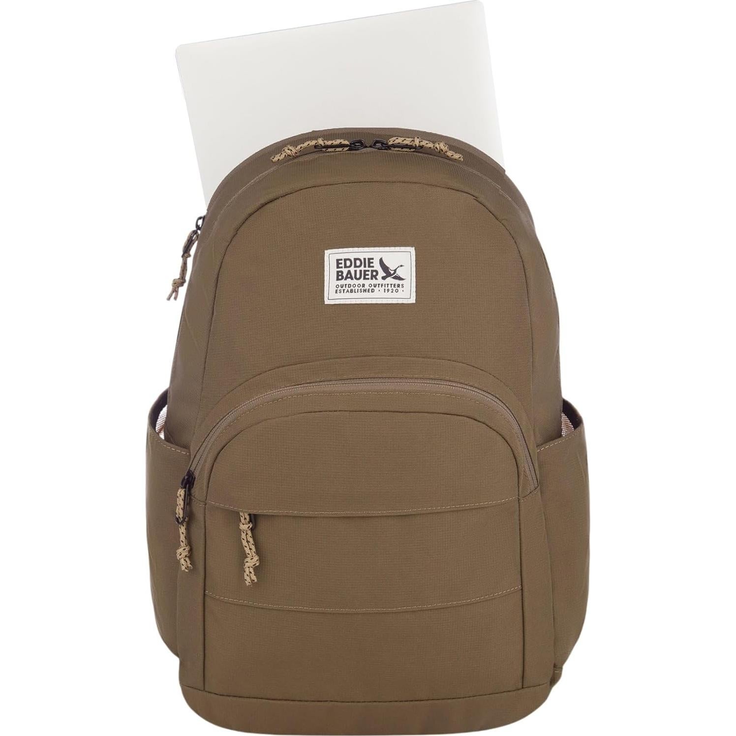 Mochila Campus Eddie Bauer 26L para Laptop - Verde Adler