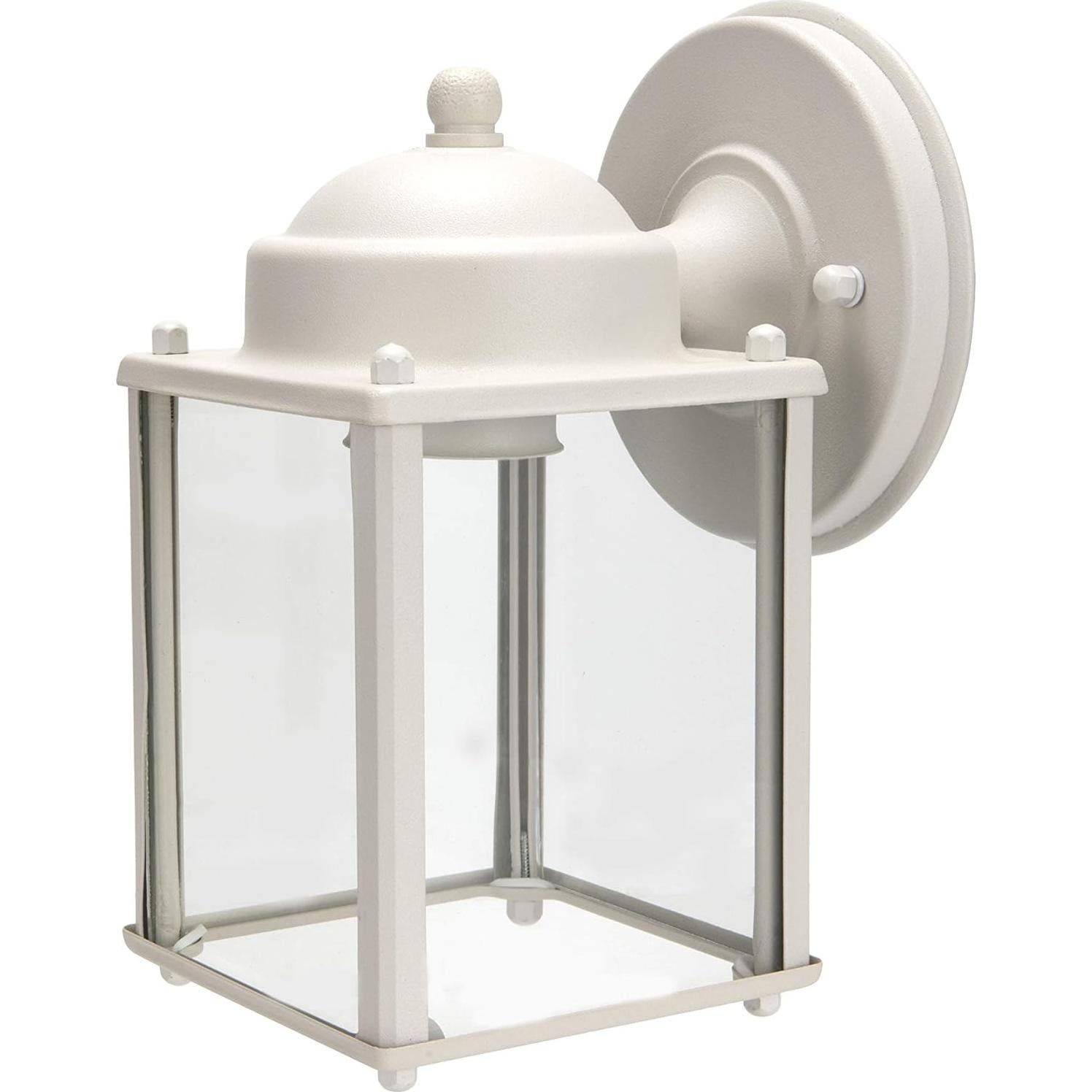 Lámpara de Pared Exterior LIT-PaTH, Aluminio y Vidrio, 2 Piezas