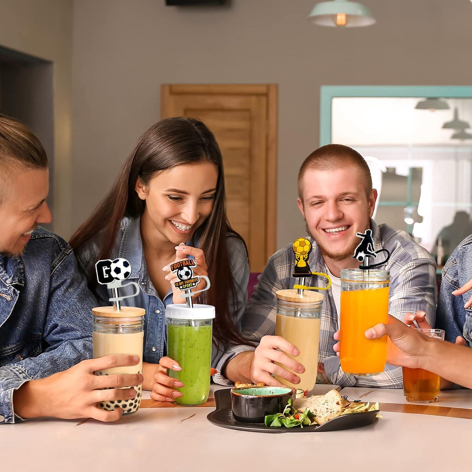 10 Tapas de Pajita de Silicona Kinearcharms para Tazas Stanley 10mm