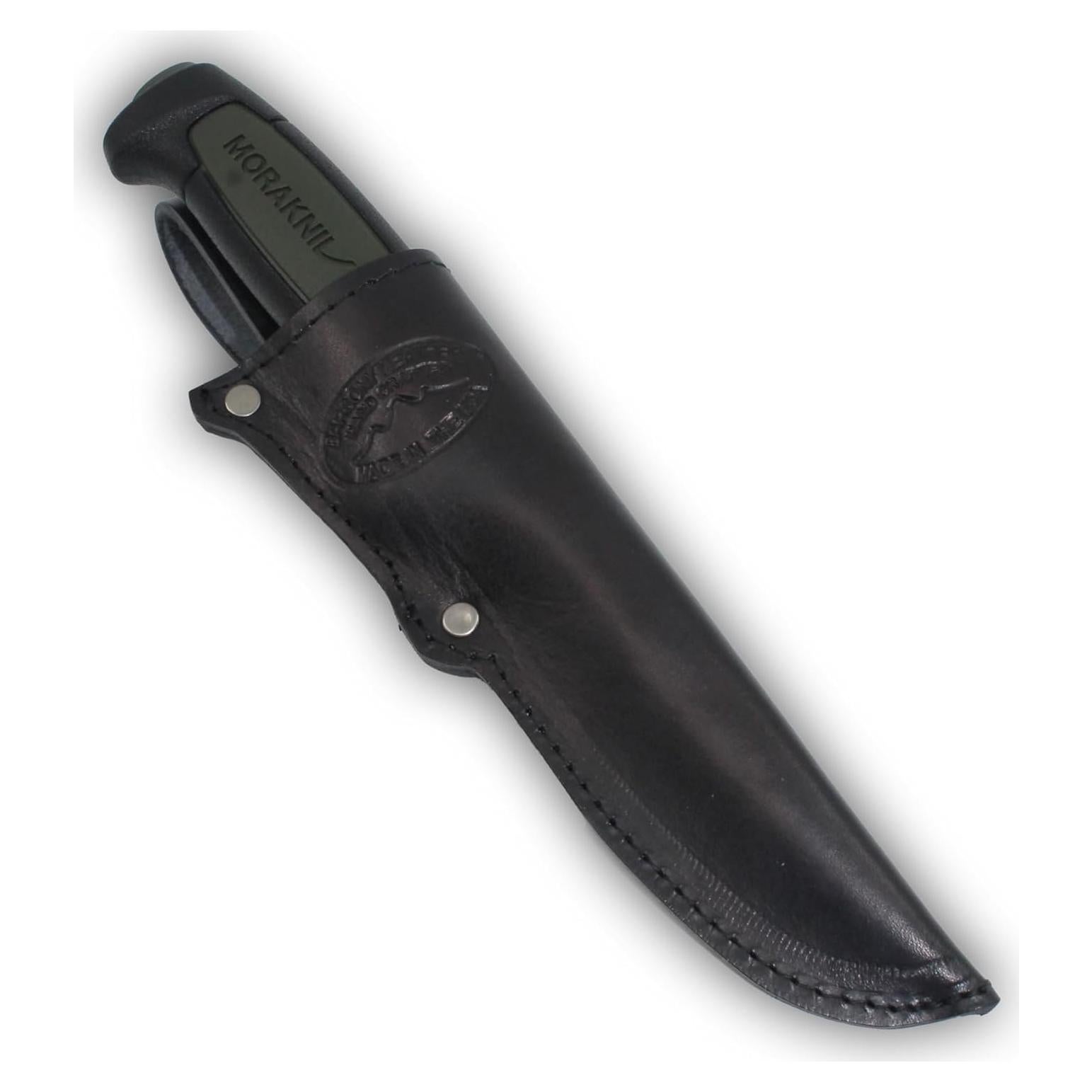 Funda de cuchillo de cuero Barsony para Mora Companion HD