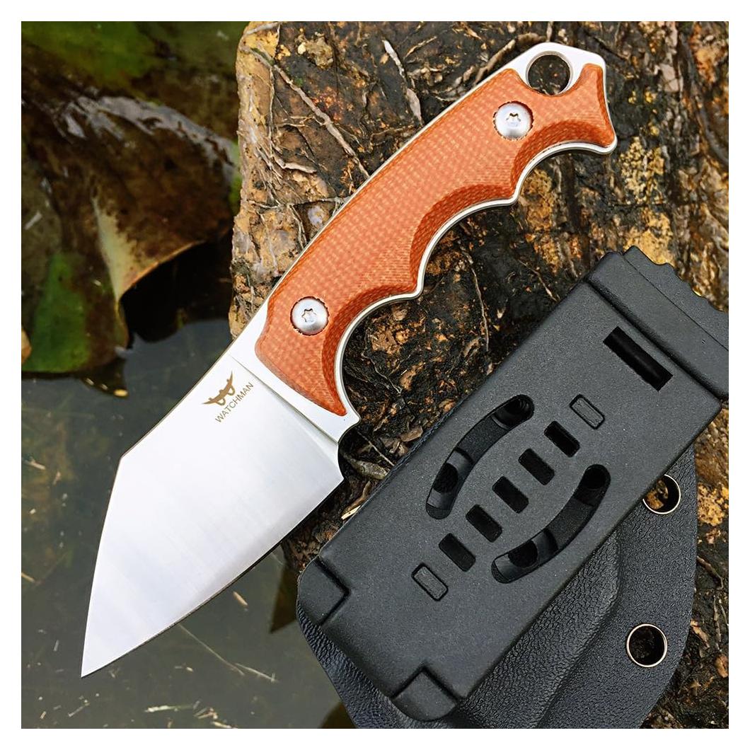 Cuchillo de hoja fija Watchman WF221 Acero 14C28N Mango Micarta