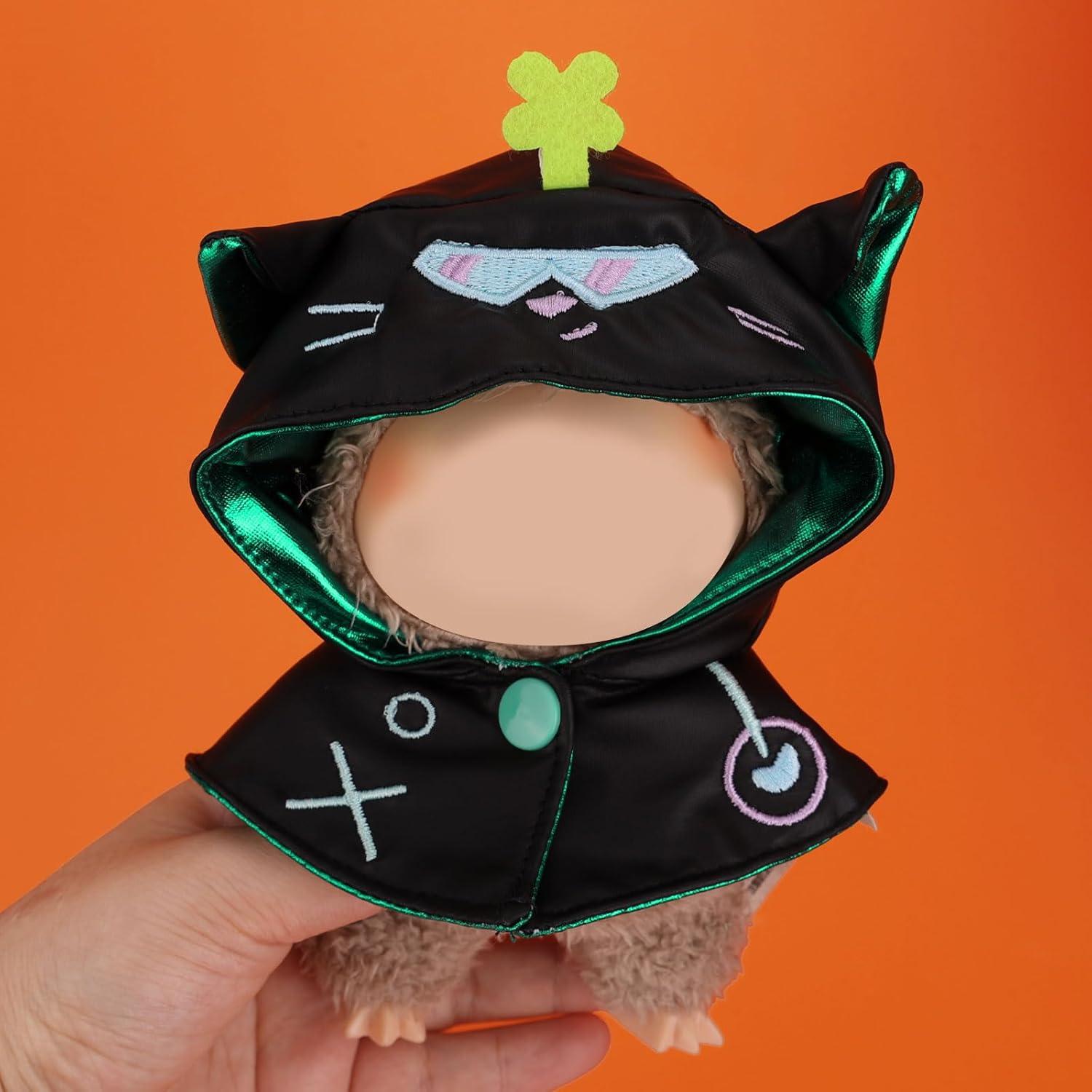 Chal de Muñeca Halloween Fukaisu 14cm Diablo Negro Verde