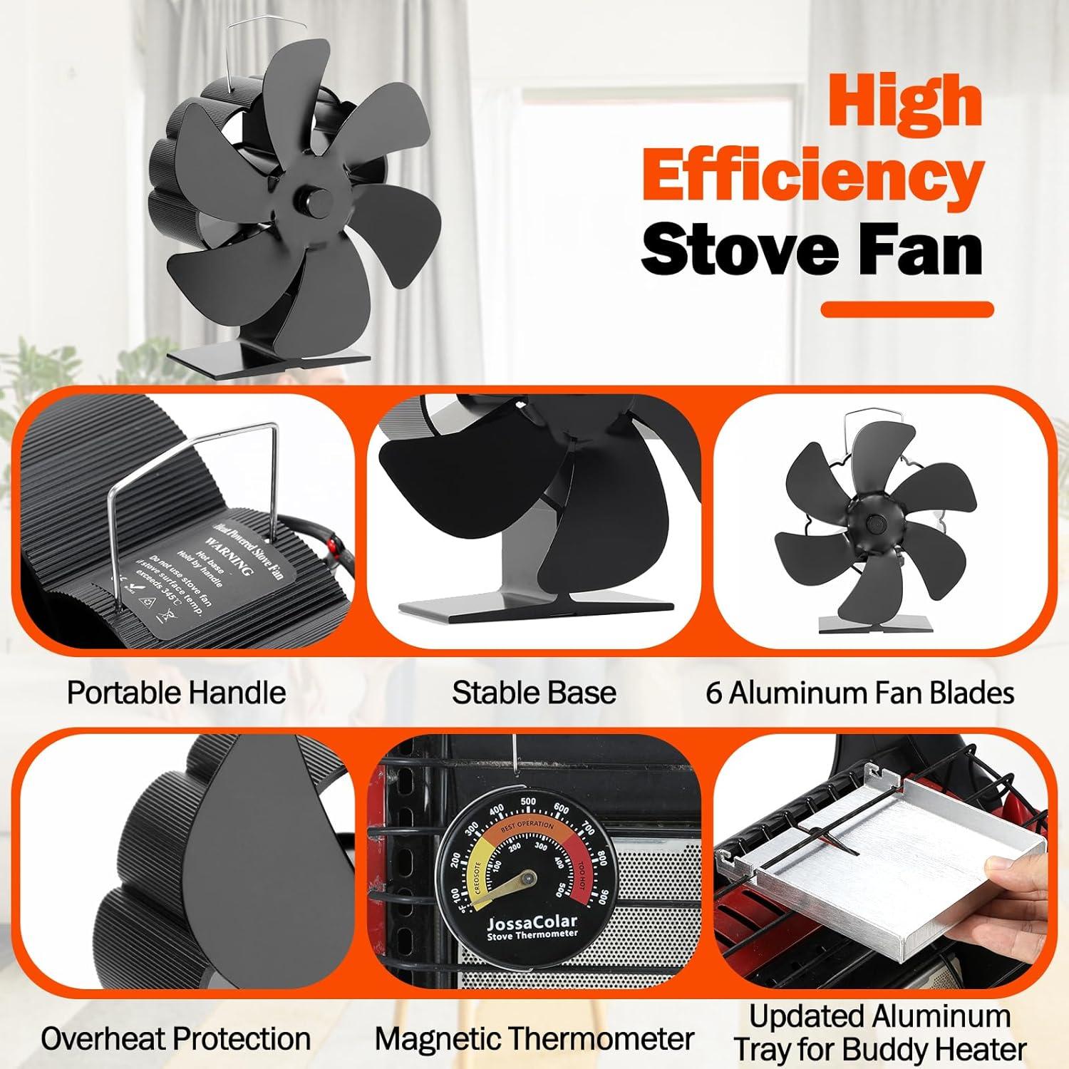Ventilador de Calentador JossaColar 115S 5 Palas 0.67 kg