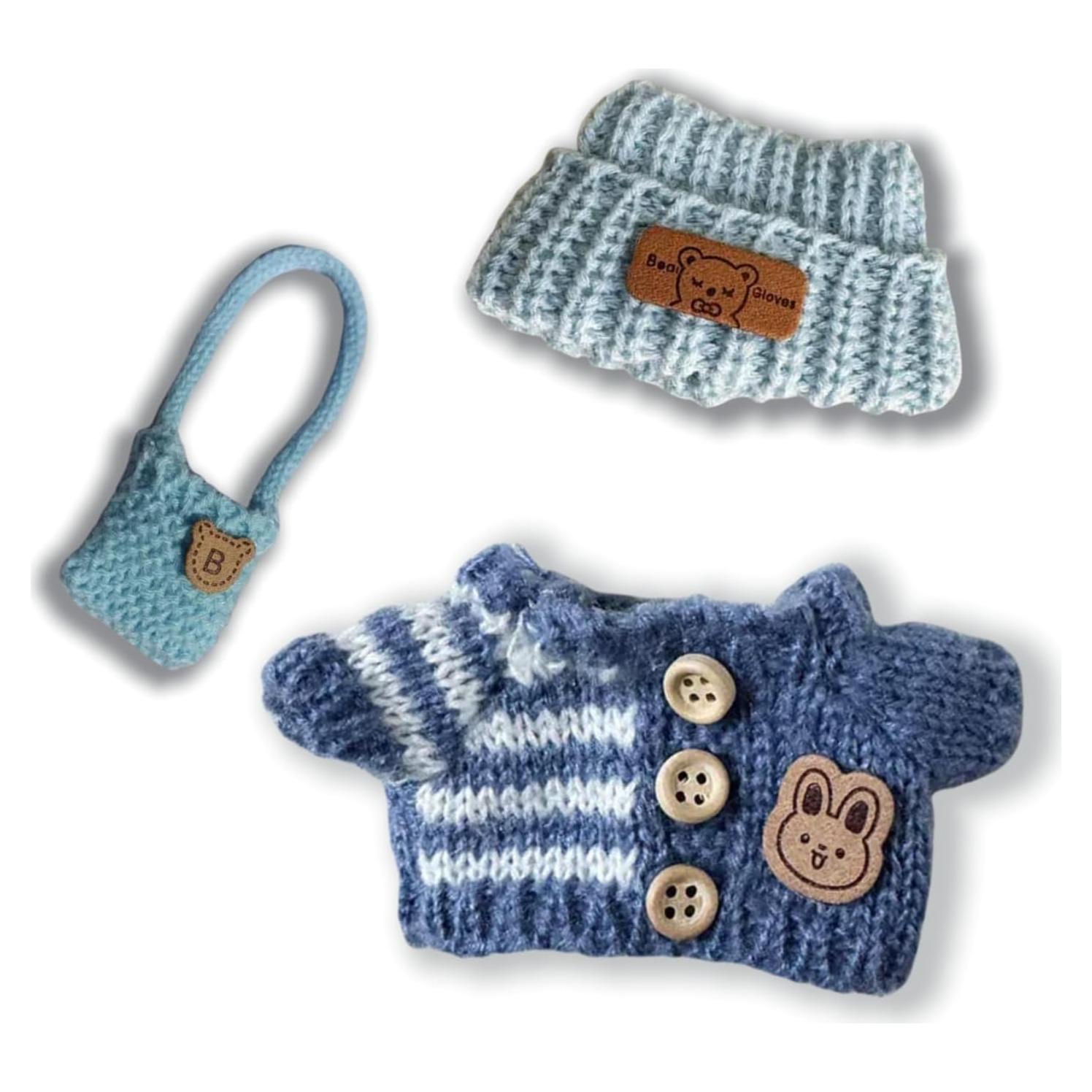 Conjunto de Ropa para Muñecas 17cm FAMOR - 3 Piezas Hecho a Mano