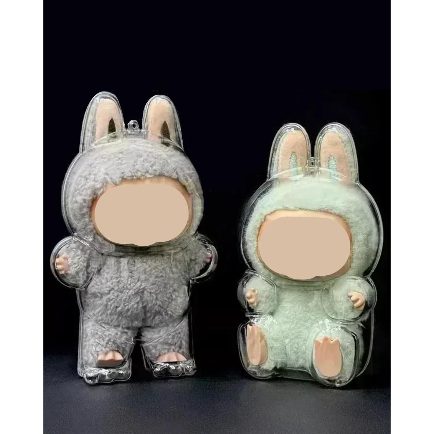 Funda Protectora Acrílica para Figuras Sentadas LABUBU