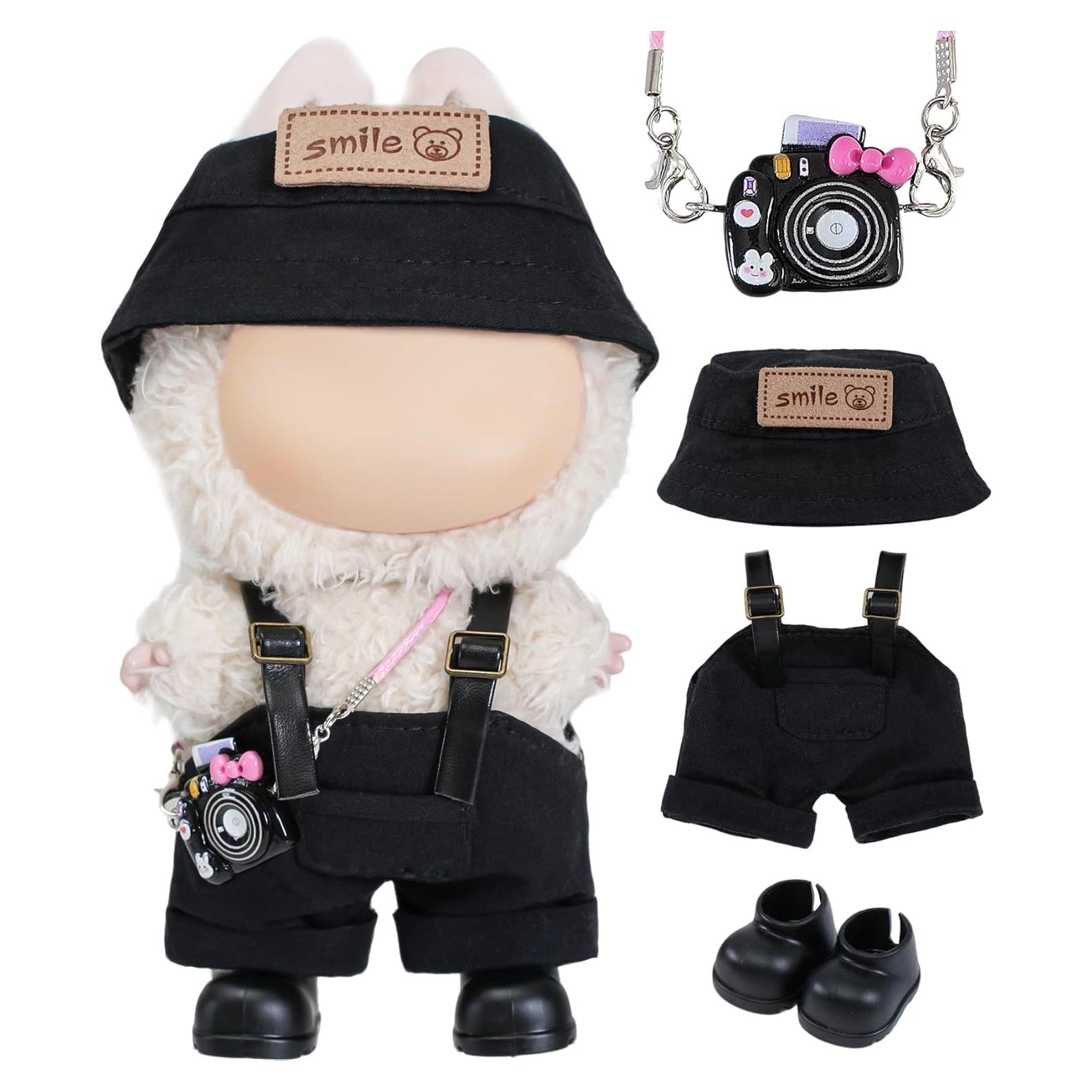 Conjunto de Ropa para Muñeca 17 cm Gyothrig - 5 Piezas Negro