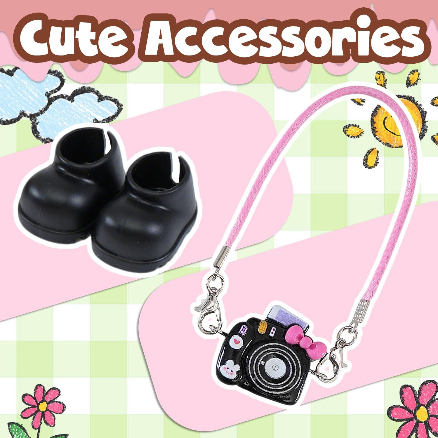 Conjunto de Ropa para Muñeca 17 cm Gyothrig - 5 Piezas Negro