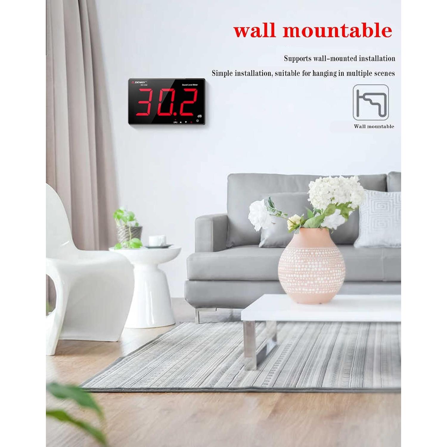 Medidor de Nivel de Sonido Digital SNDWAY SW-525A 30-130dB