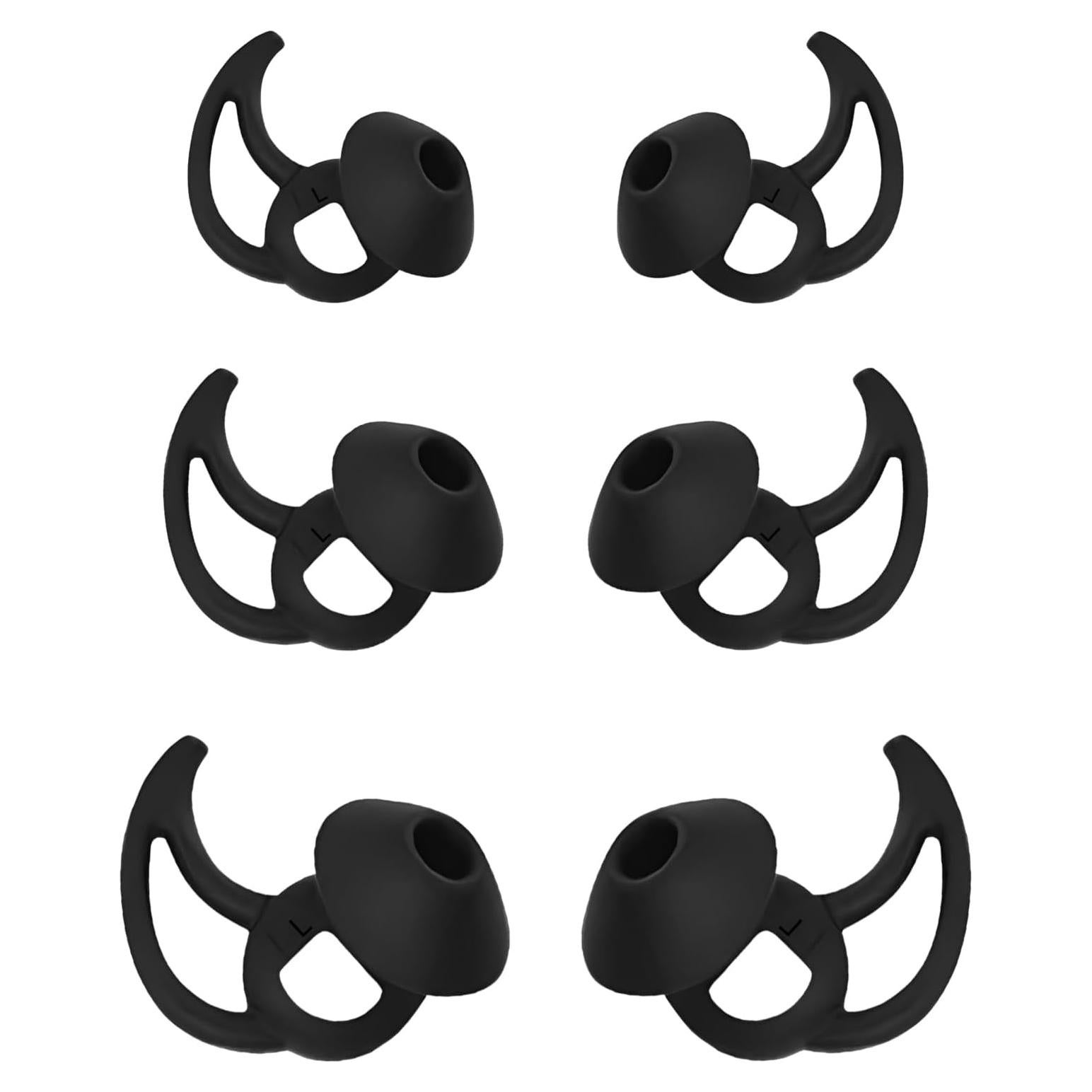 Consejos de Reemplazo de Silicona para Auriculares Bose S/M/L Negro