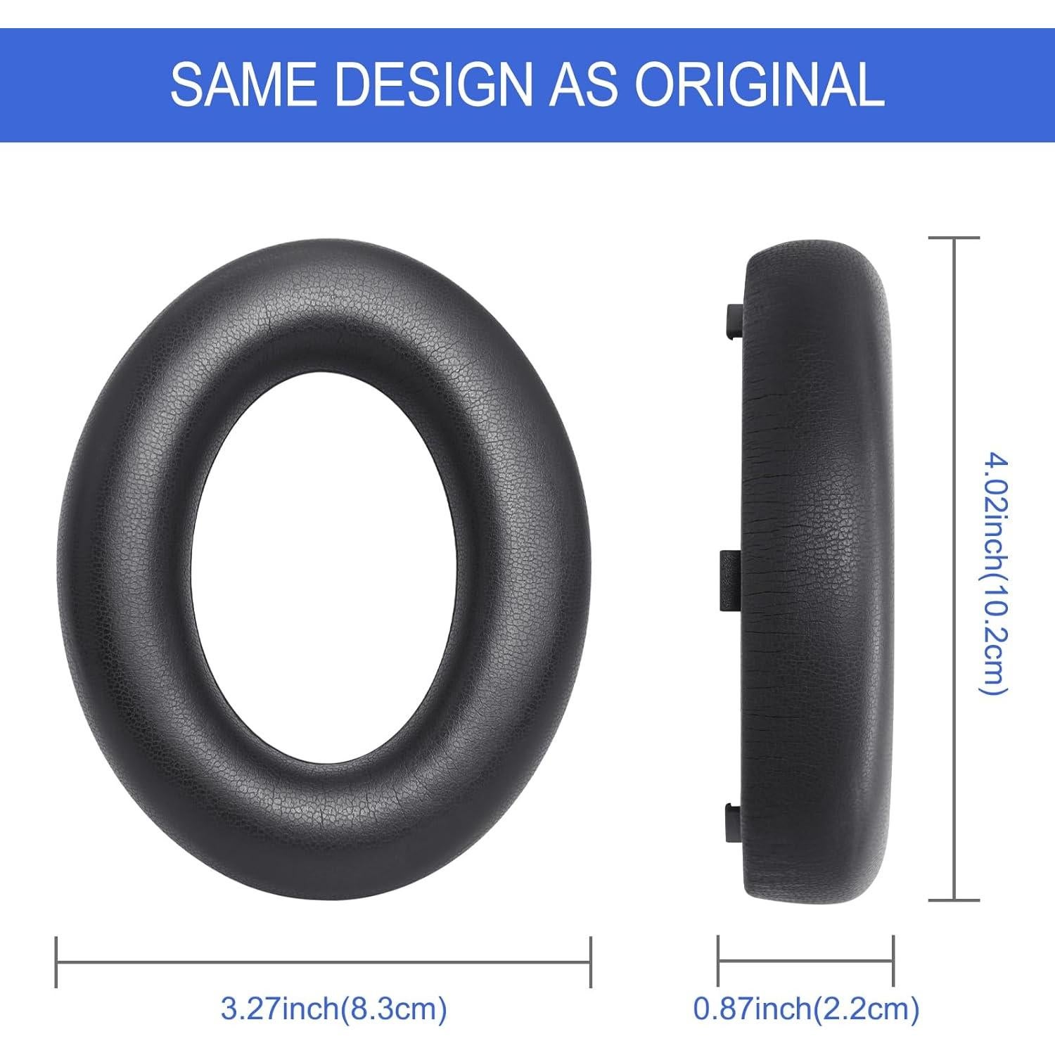 Almohadillas de Reemplazo Bose NC700 - Cuero de Proteína Negro