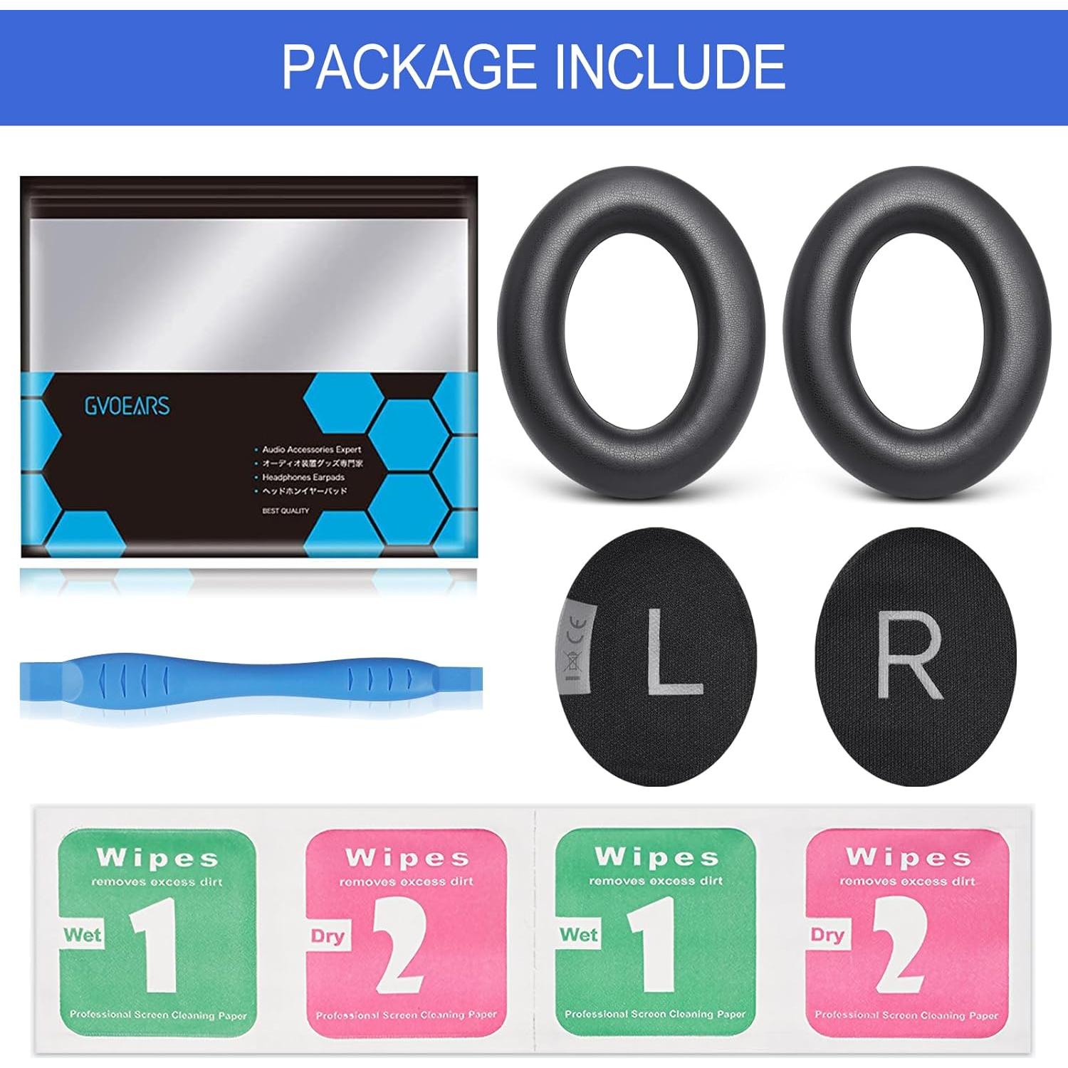 Almohadillas de Reemplazo Bose NC700 - Cuero de Proteína Negro