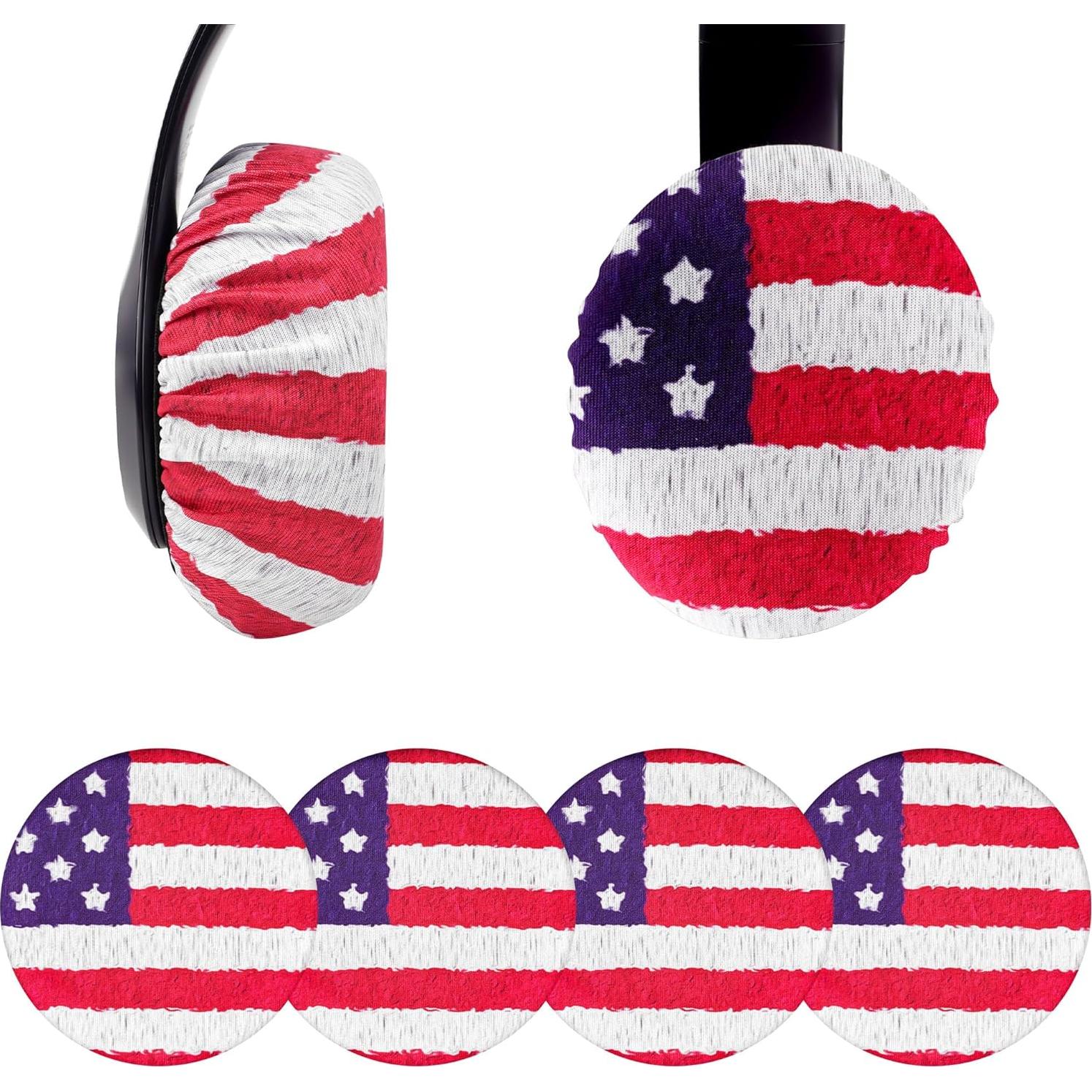 Fundas Lavables para Auriculares GEEKRIA - Bandera de América