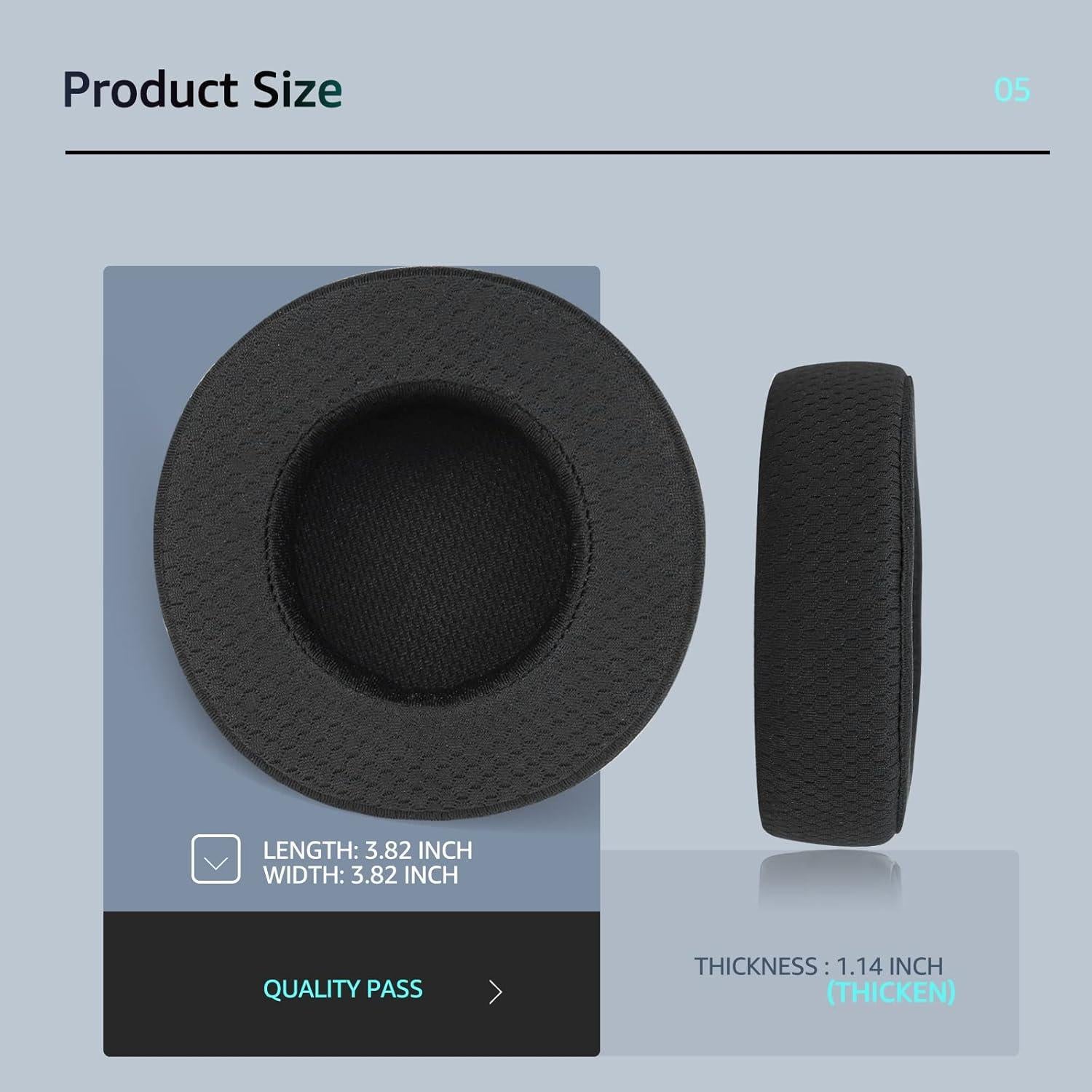 Almohadillas de Reemplazo Corsair Virtuoso - Tela Suave y Espuma