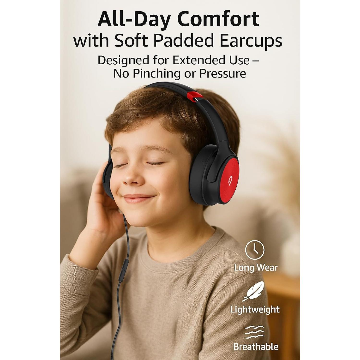 Auriculares USB-C Adoope AD1000, Sonido Estéreo Hi-Fi, Negro