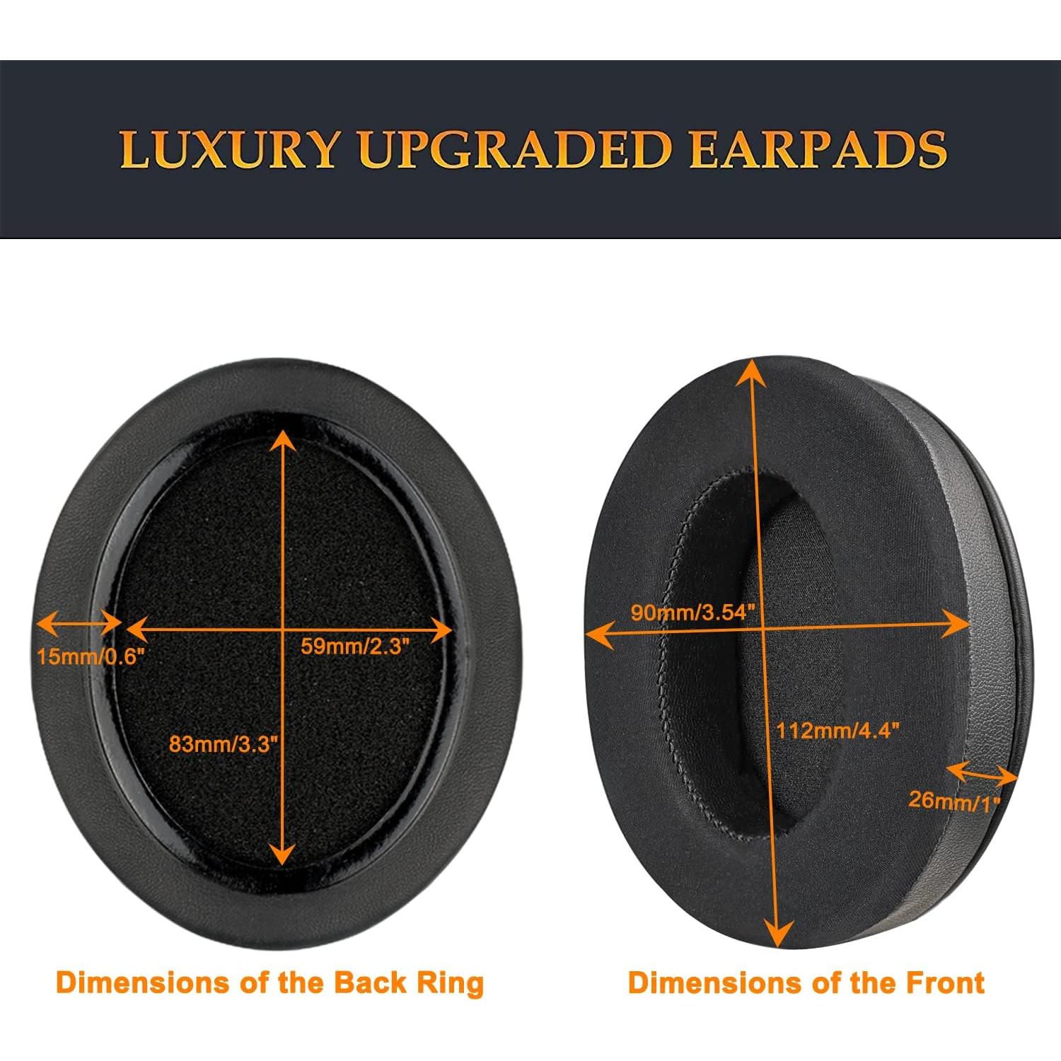 Almohadillas de Gel Refrigerante Soulwit para Auriculares - Negro