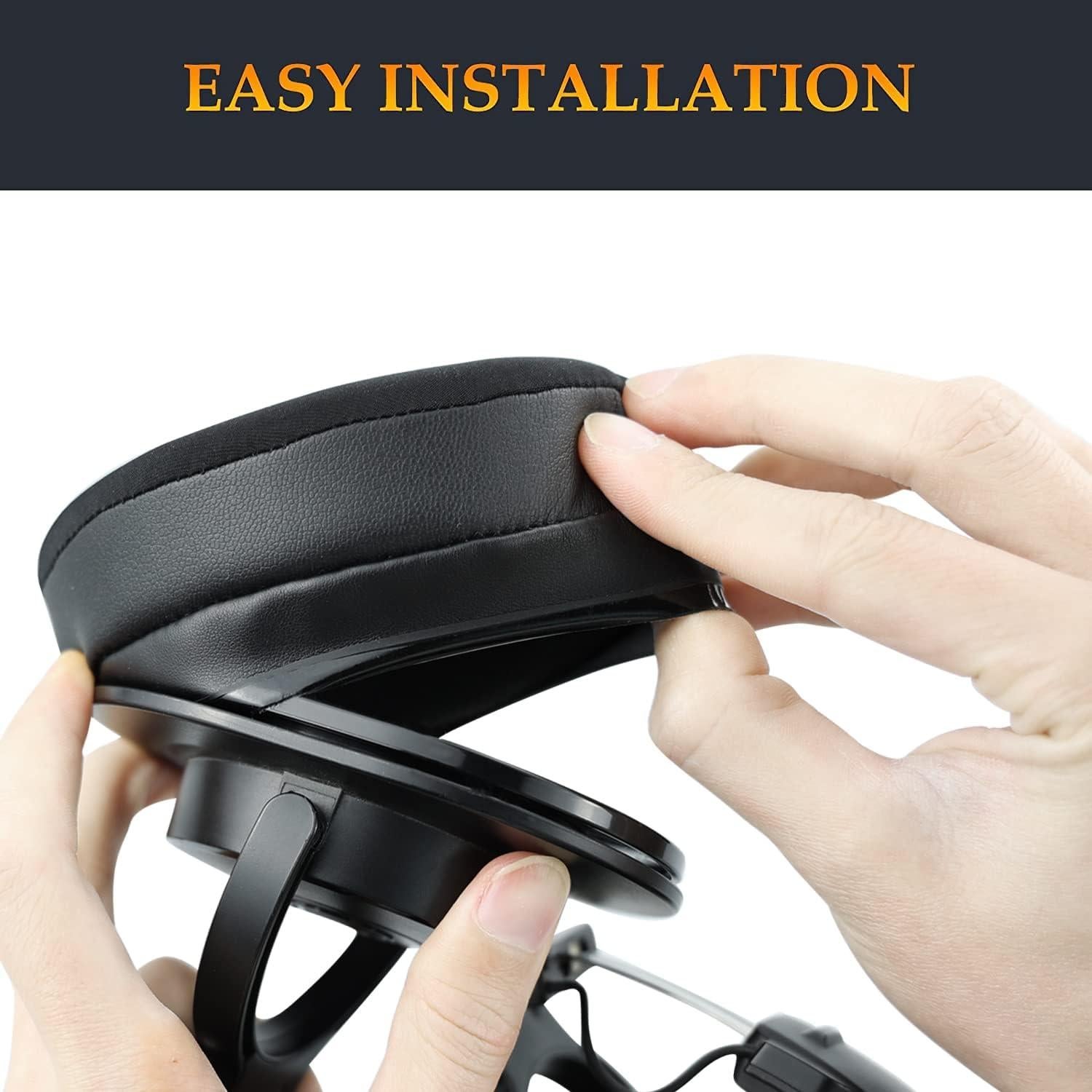 Almohadillas de Gel Refrigerante Soulwit para Auriculares - Negro