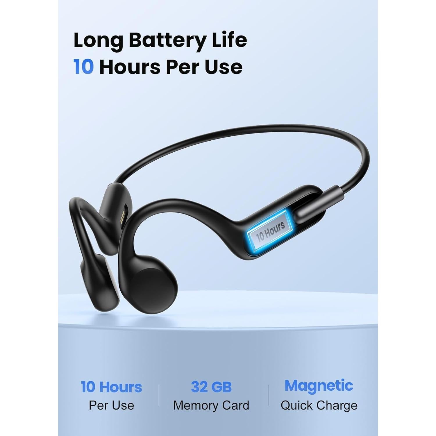 Auriculares Inalámbricos Conducción Ósea Rumatas X6 32GB IPX8