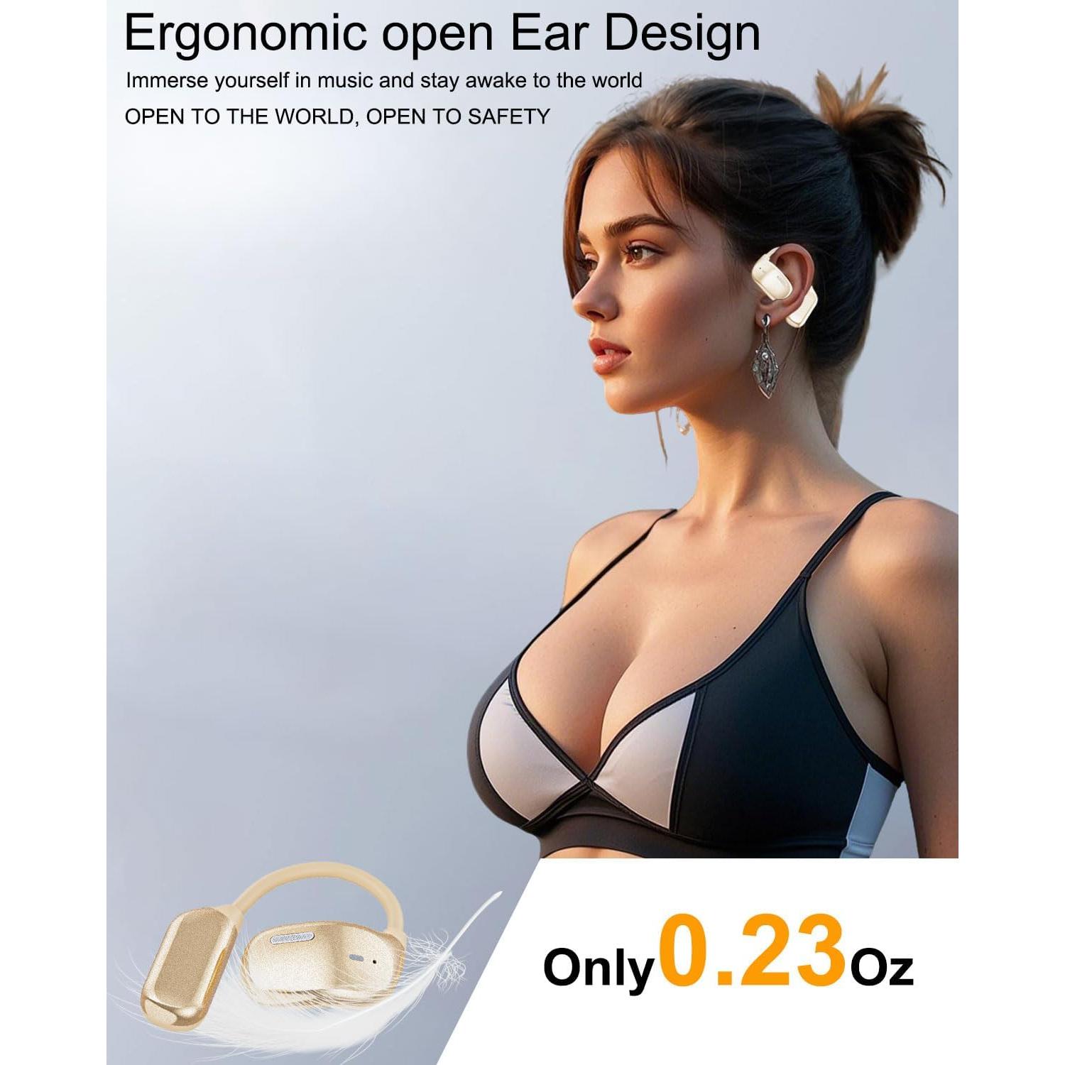 Auriculares Inalámbricos GameXtrem JM20 Abiertos 72h Batería