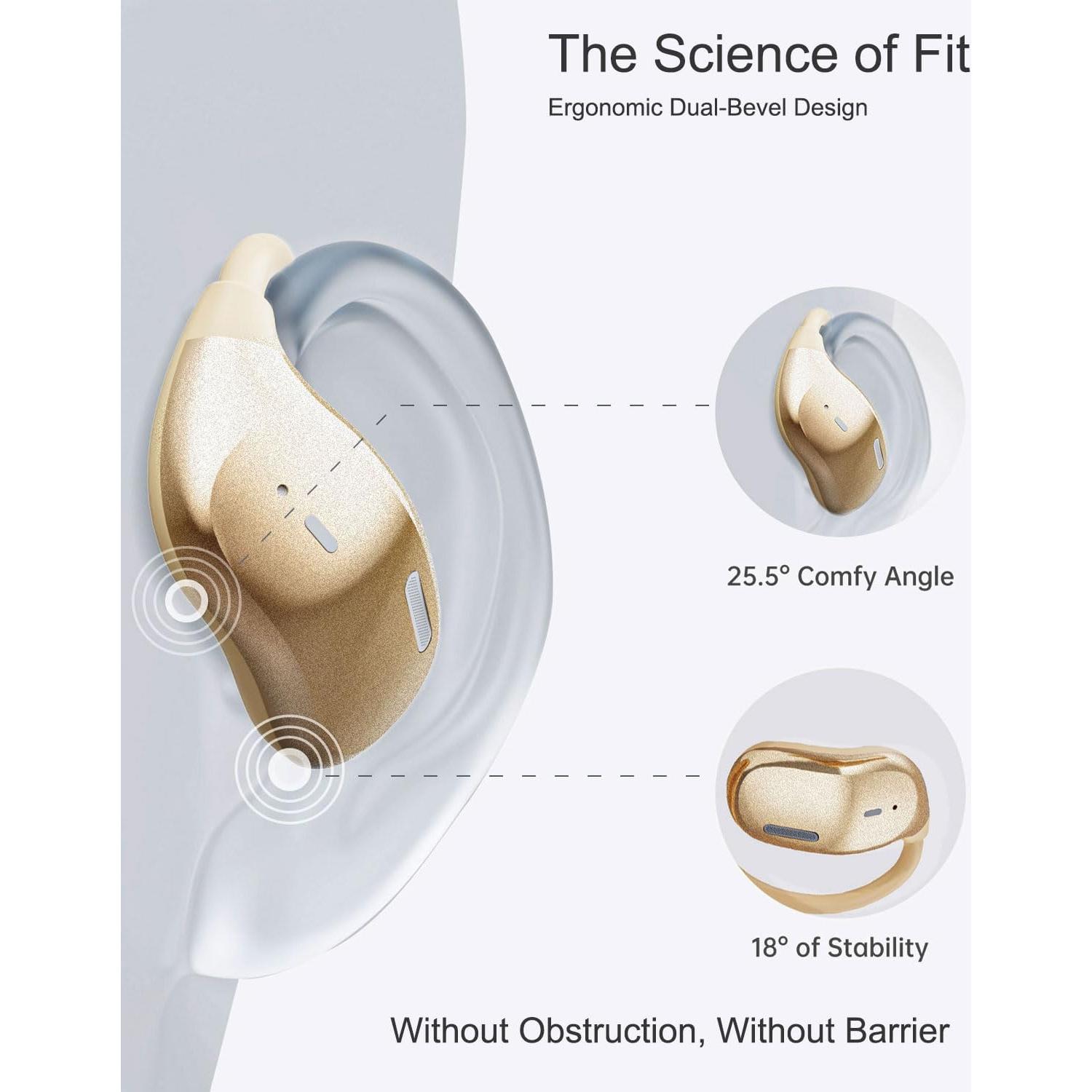 Auriculares Inalámbricos GameXtrem JM20 Abiertos 72h Batería
