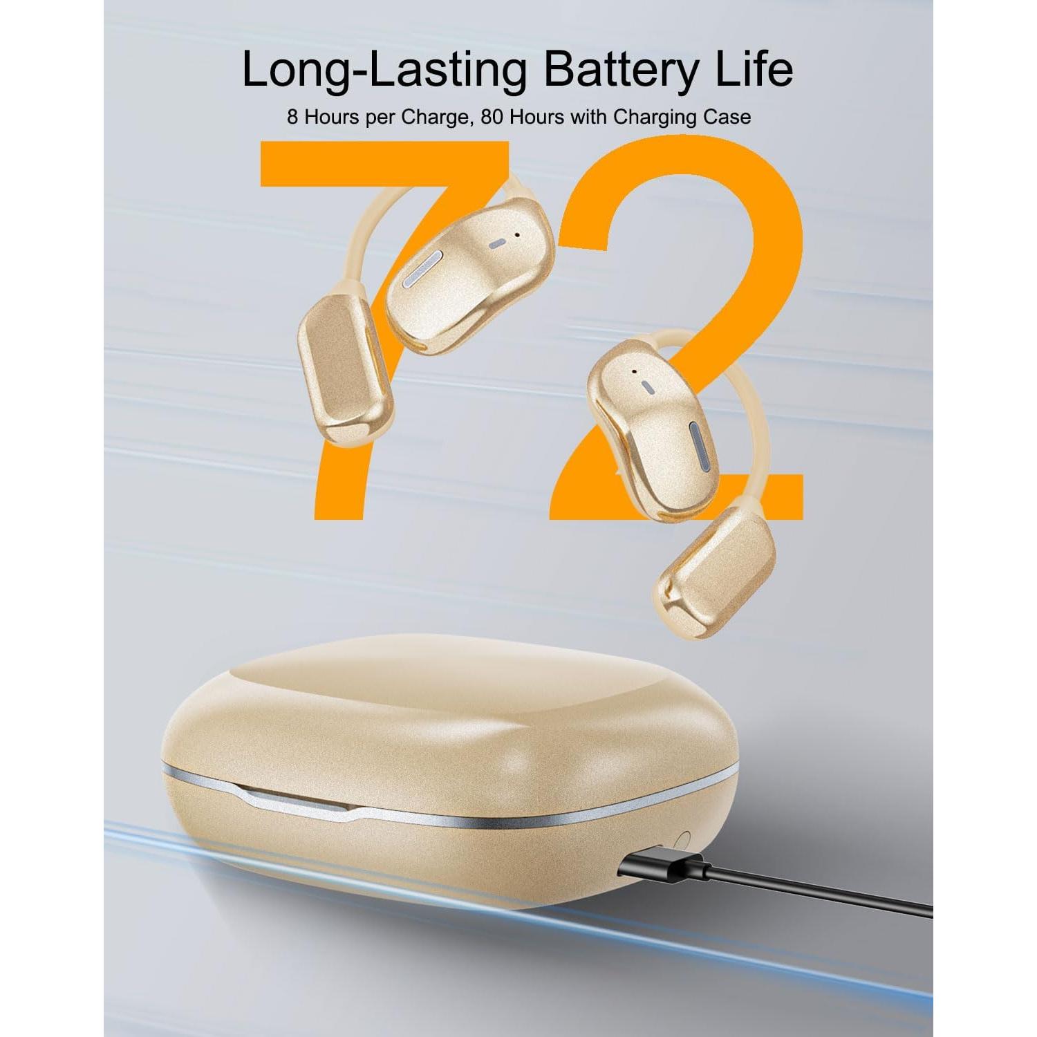 Auriculares Inalámbricos GameXtrem JM20 Abiertos 72h Batería