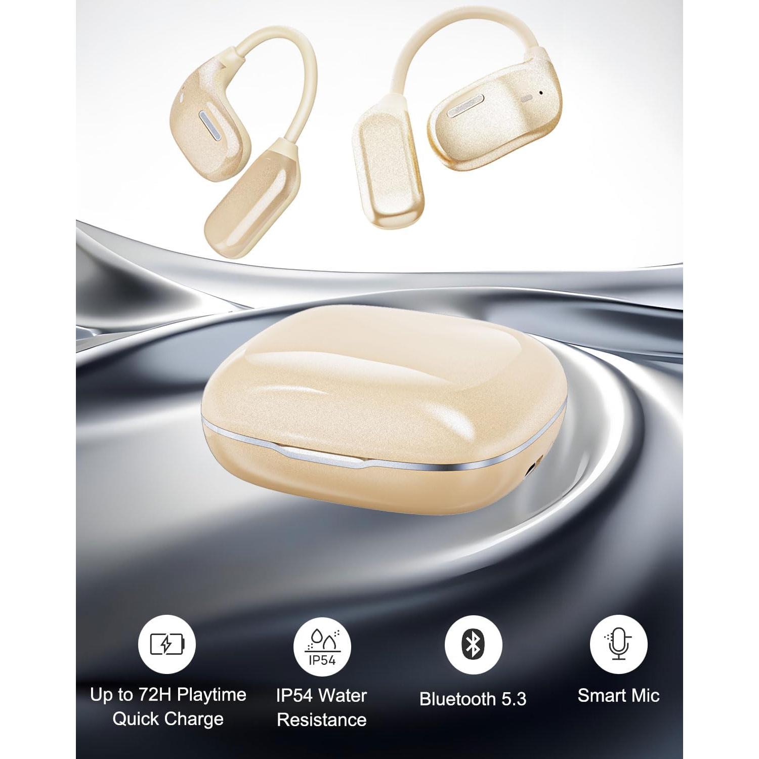 Auriculares Inalámbricos GameXtrem JM20 Abiertos 72h Batería