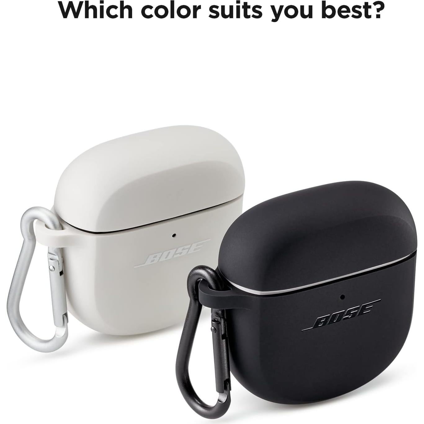 Funda de Silicona Bose para QuietComfort Earbuds II - Negro