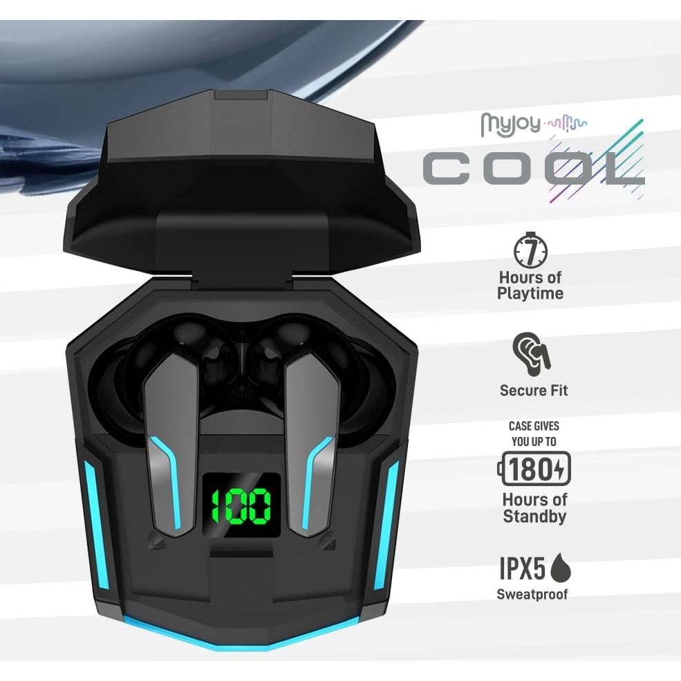 Auriculares Inalámbricos MyJoy Cool Bluetooth 5.3 para Juegos