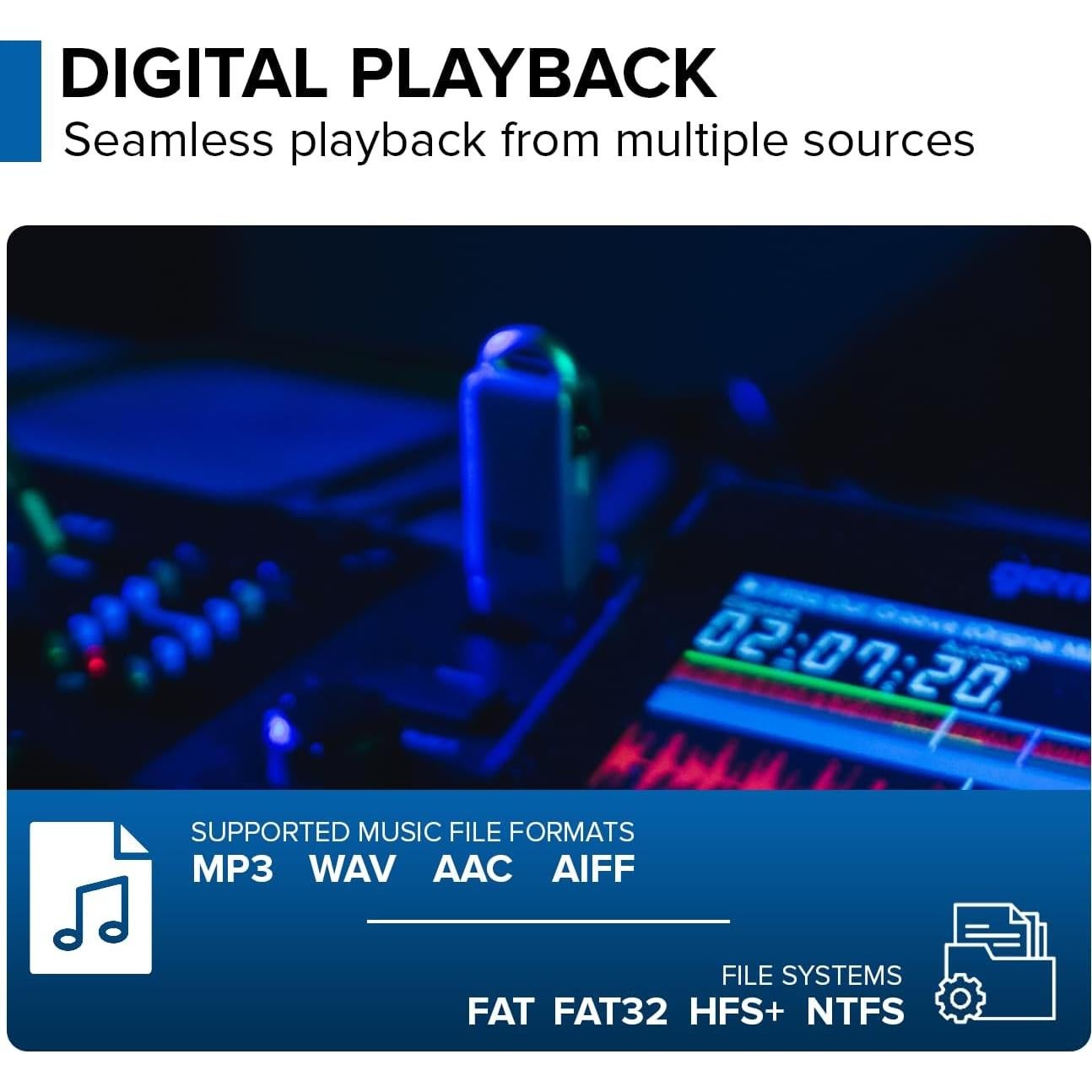 Reproductor de Medios DJ Gemini Sound MDJ-500 - Compacto y Versátil