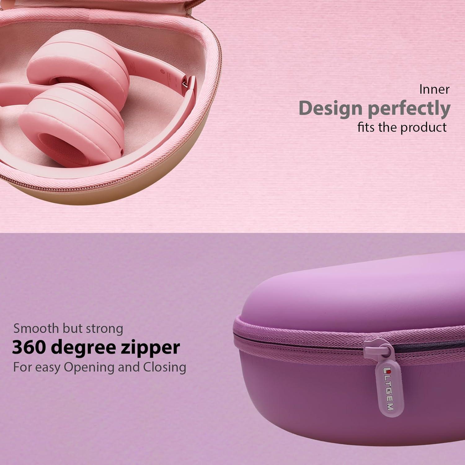 Funda LTGEM para Auriculares Beats Solo 4 / Studio Pro - Negro