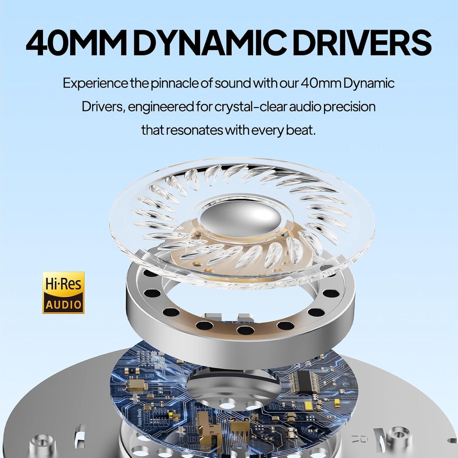 Auriculares con cable ADOOPE AD1000 Tipo C, sonido Hi-Fi, negro