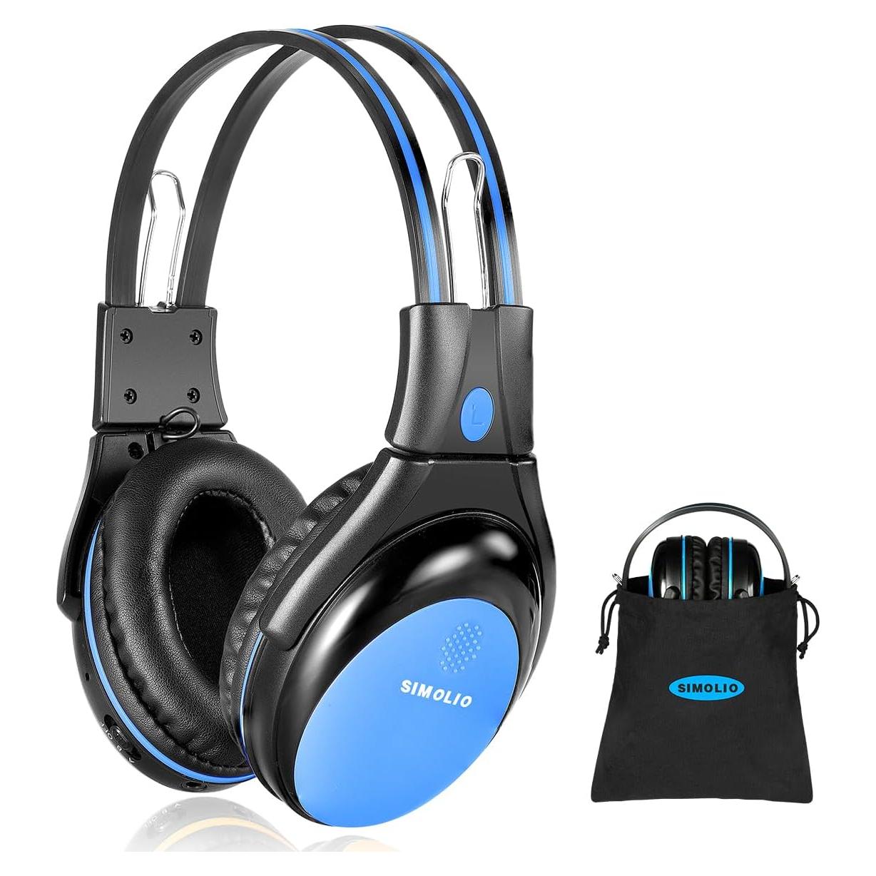 Auriculares Inalámbricos IR Simolio SM-562B1 para DVD de Coche