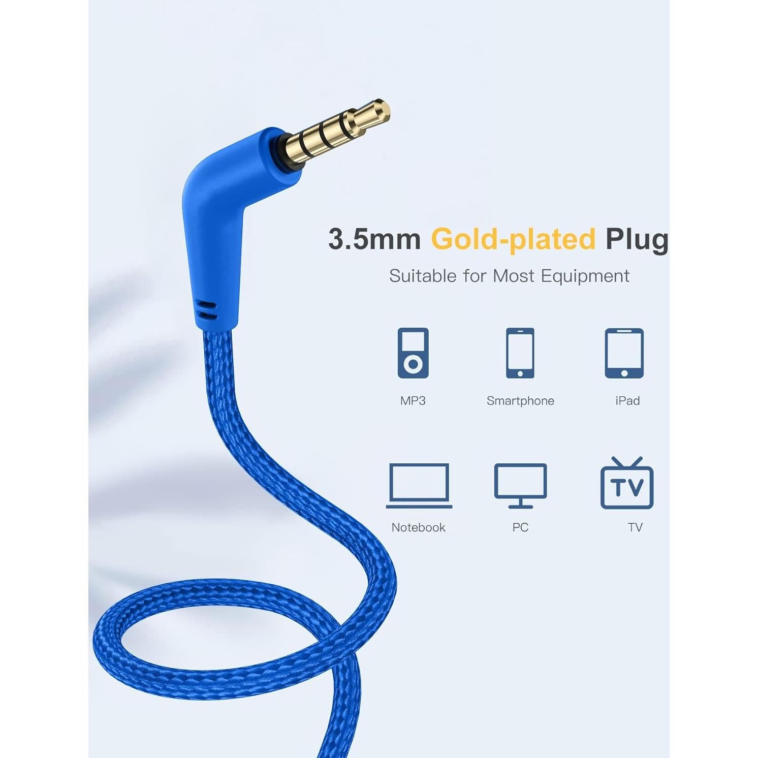 Auriculares Nabevi para Niños con Micrófono y Volumen Limitado