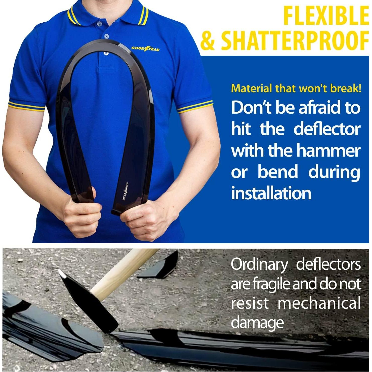 Deflectores de Ventana Goodyear GY007970 para GMC Acadia 2017-2023