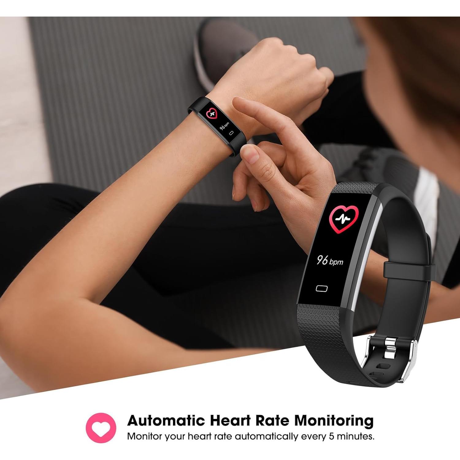 Reloj Inteligente EURANS Fitness con Monitor de Frecuencia Cardíaca