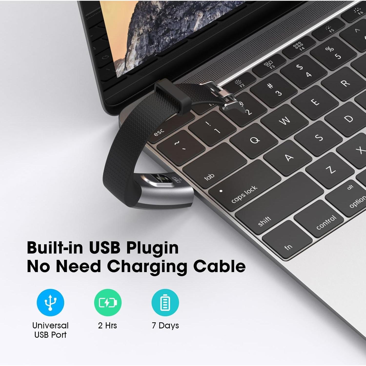 Reloj Inteligente EURANS Fitness con Monitor de Frecuencia Cardíaca