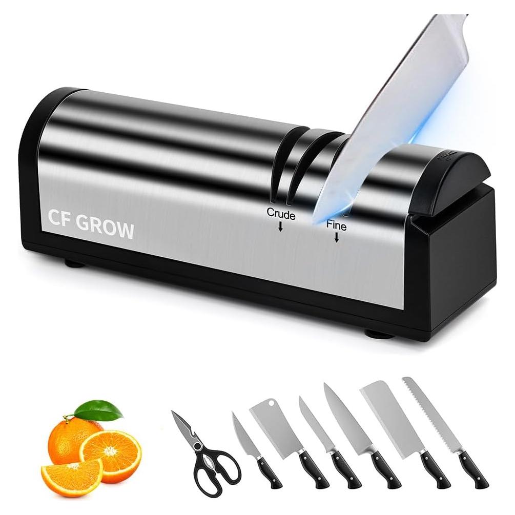 Afilador eléctrico CFGROW 4 etapas para cuchillos y tijeras