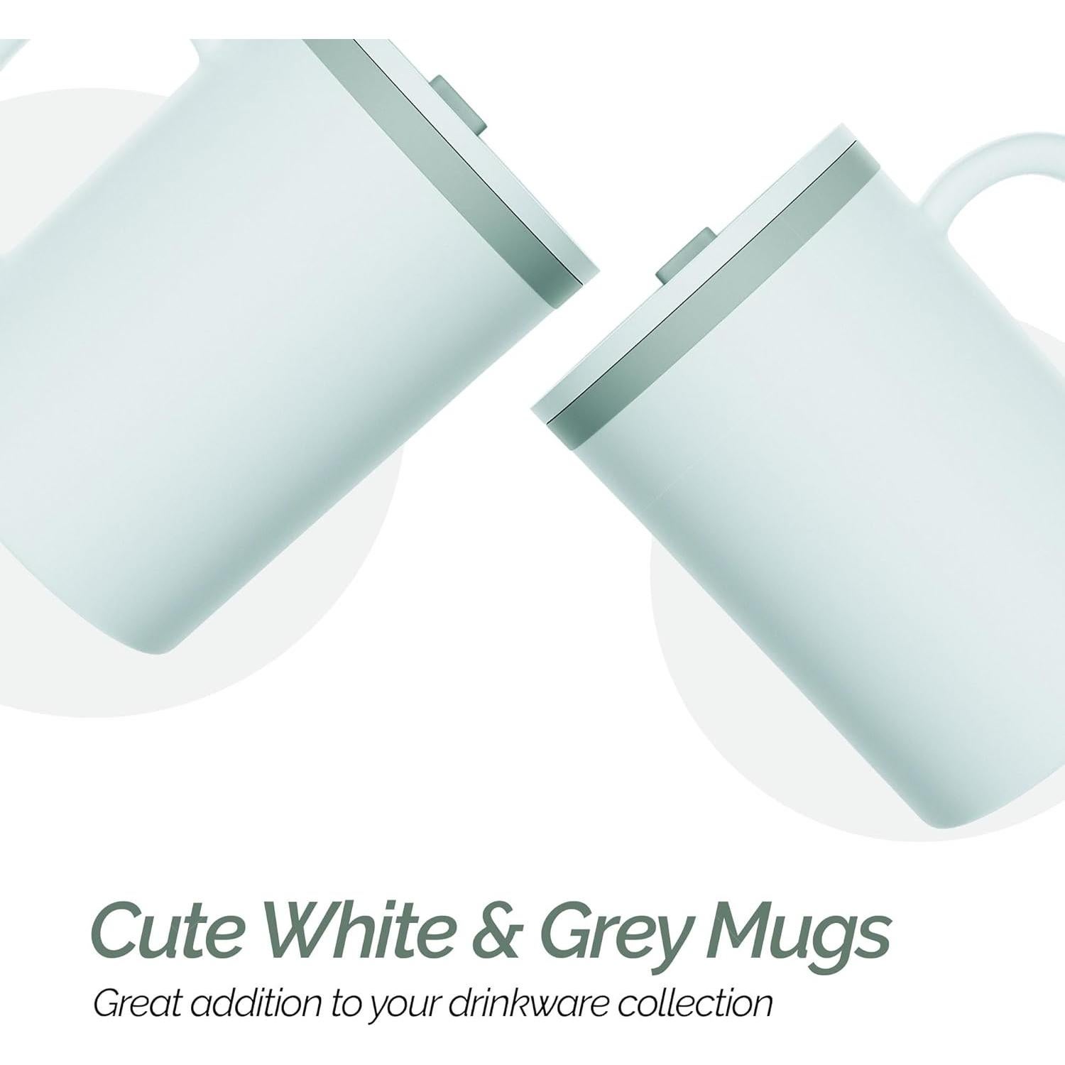 Taza de Escritorio Copco 0.47L Doble Pared Libre de BPA Gris