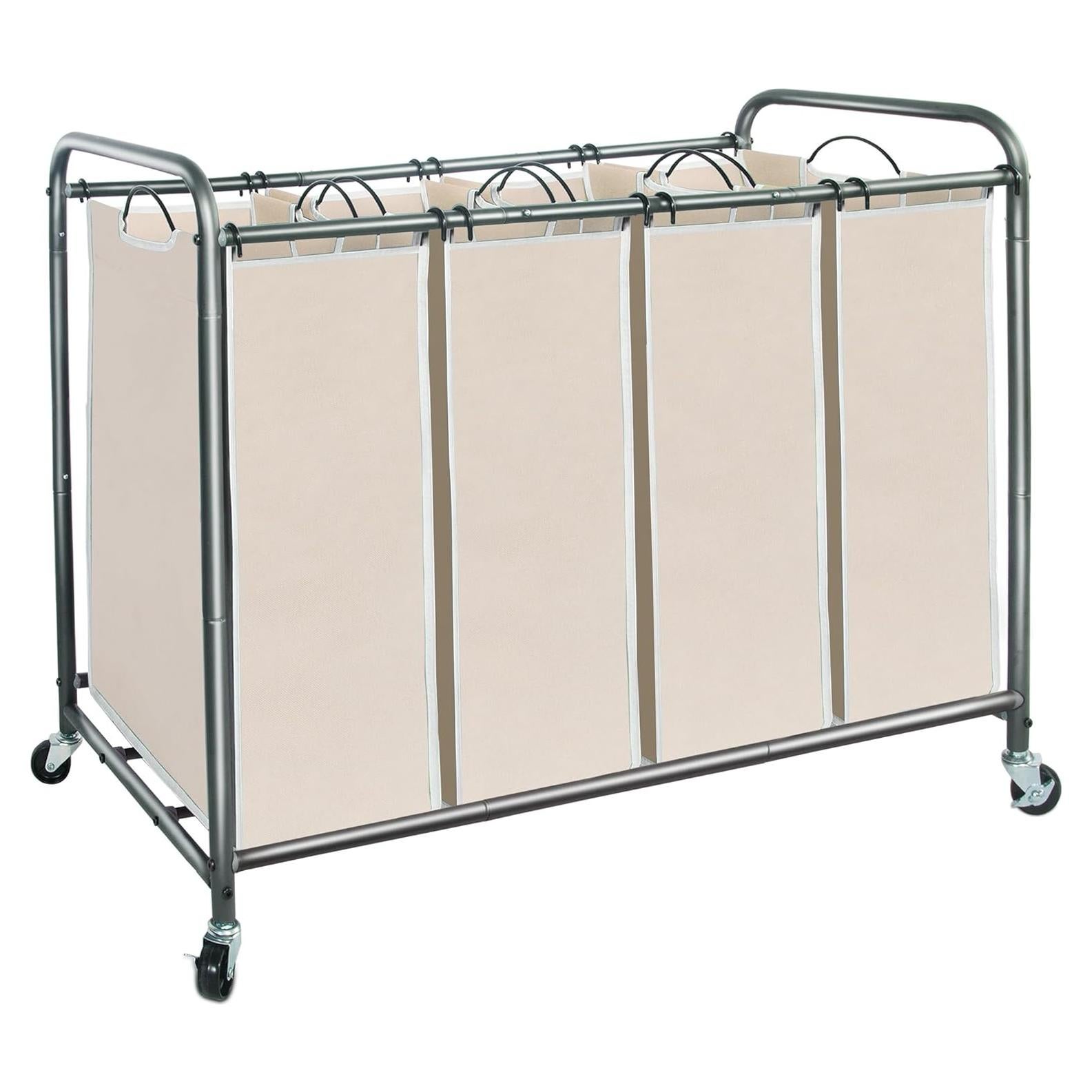 Clasificador de Ropa STORAGE MANIAC 4 Secciones Beige 181L