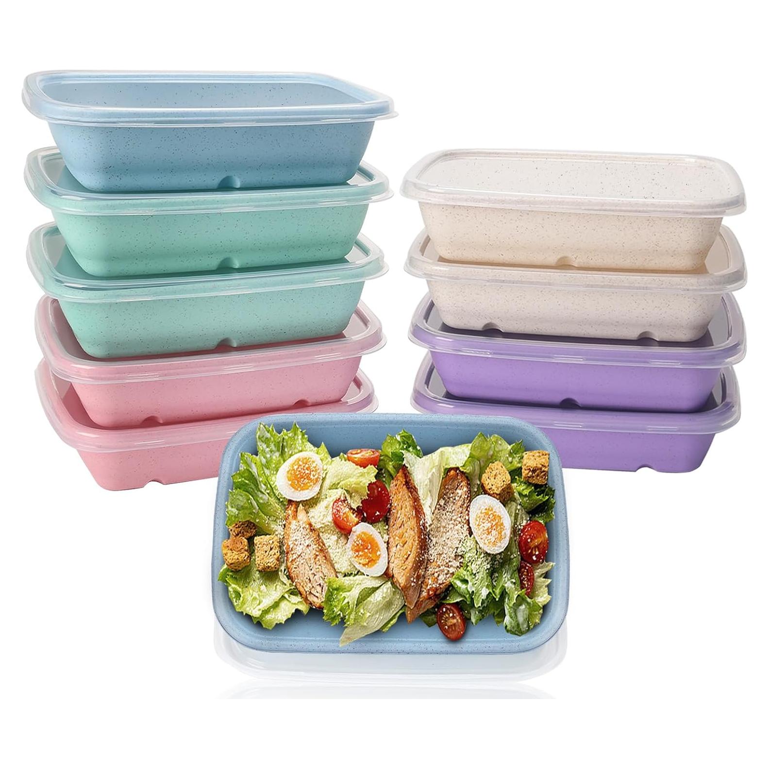 Contenedores de Comida Reutilizables Shopwithgreen 10PCS 32 OZ