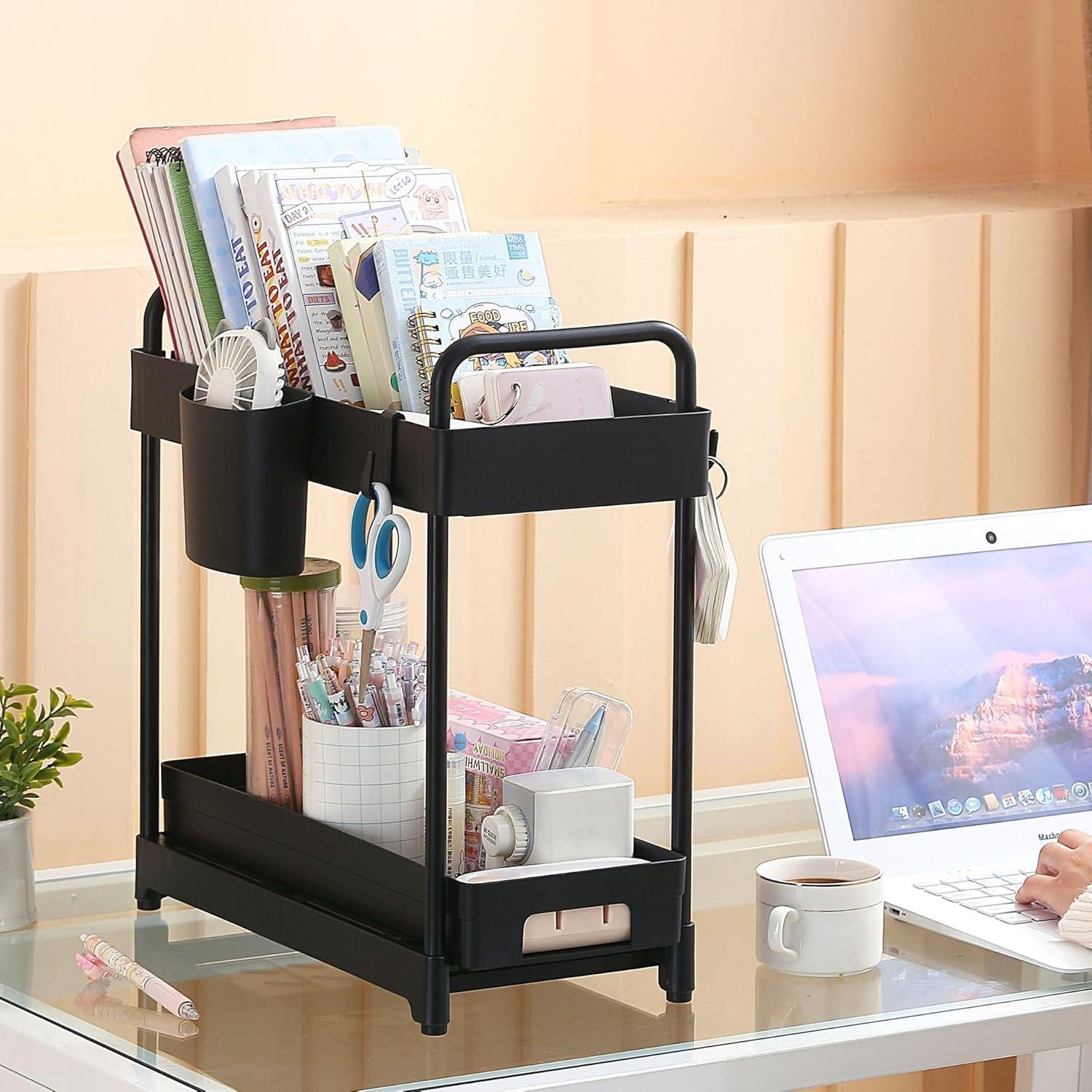 Estante Deslizante Doble Capa Botion para Debajo del Fregadero