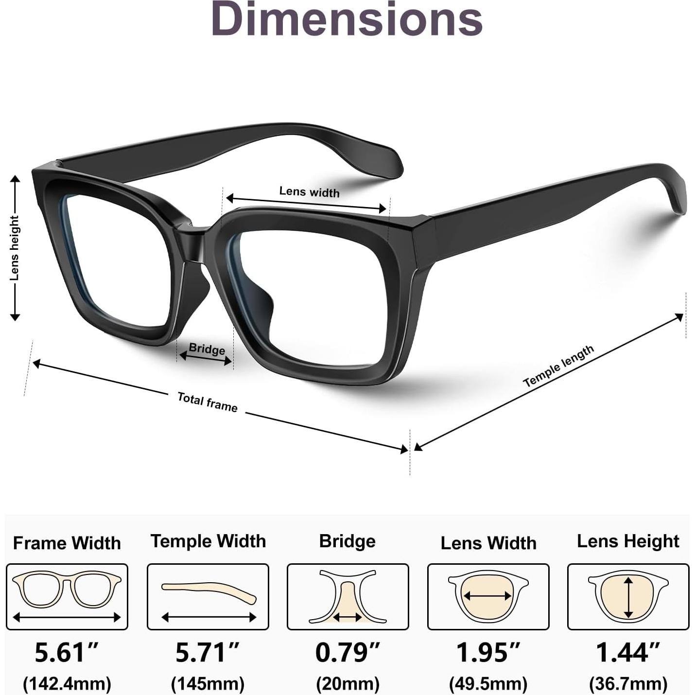 Gafas de bloqueo luz azul VISOONE anti-reflejo paquete 2