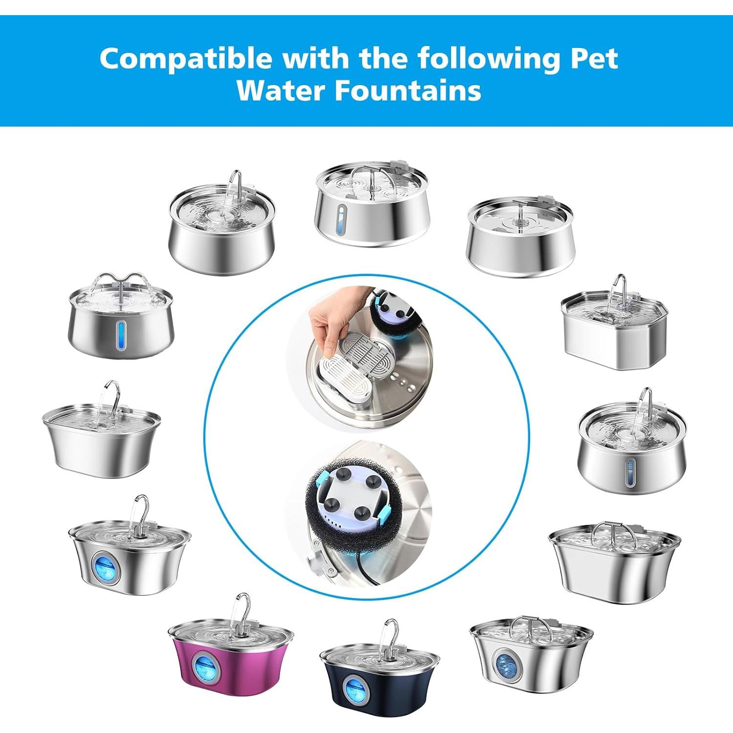 Filtro de Agua para Gatos Daoxuan - Reemplazo 6+6 Unidades