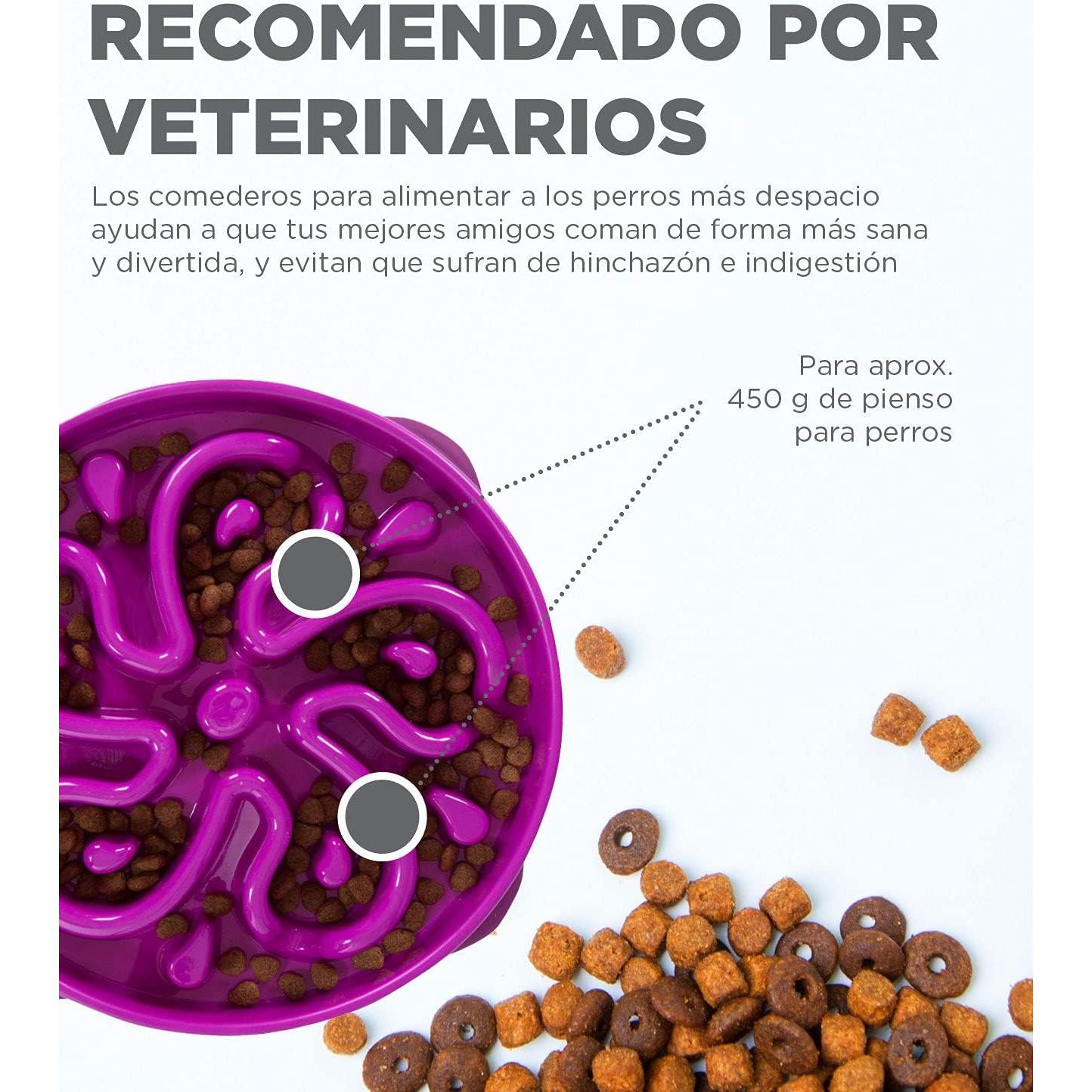 Cuenco Antideslizante para Perros Outward Hound Slo Bowl Grande