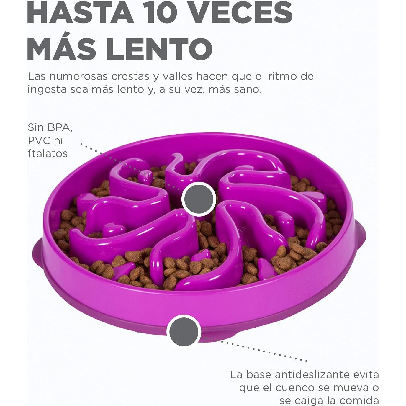 Cuenco Antideslizante para Perros Outward Hound Slo Bowl Grande