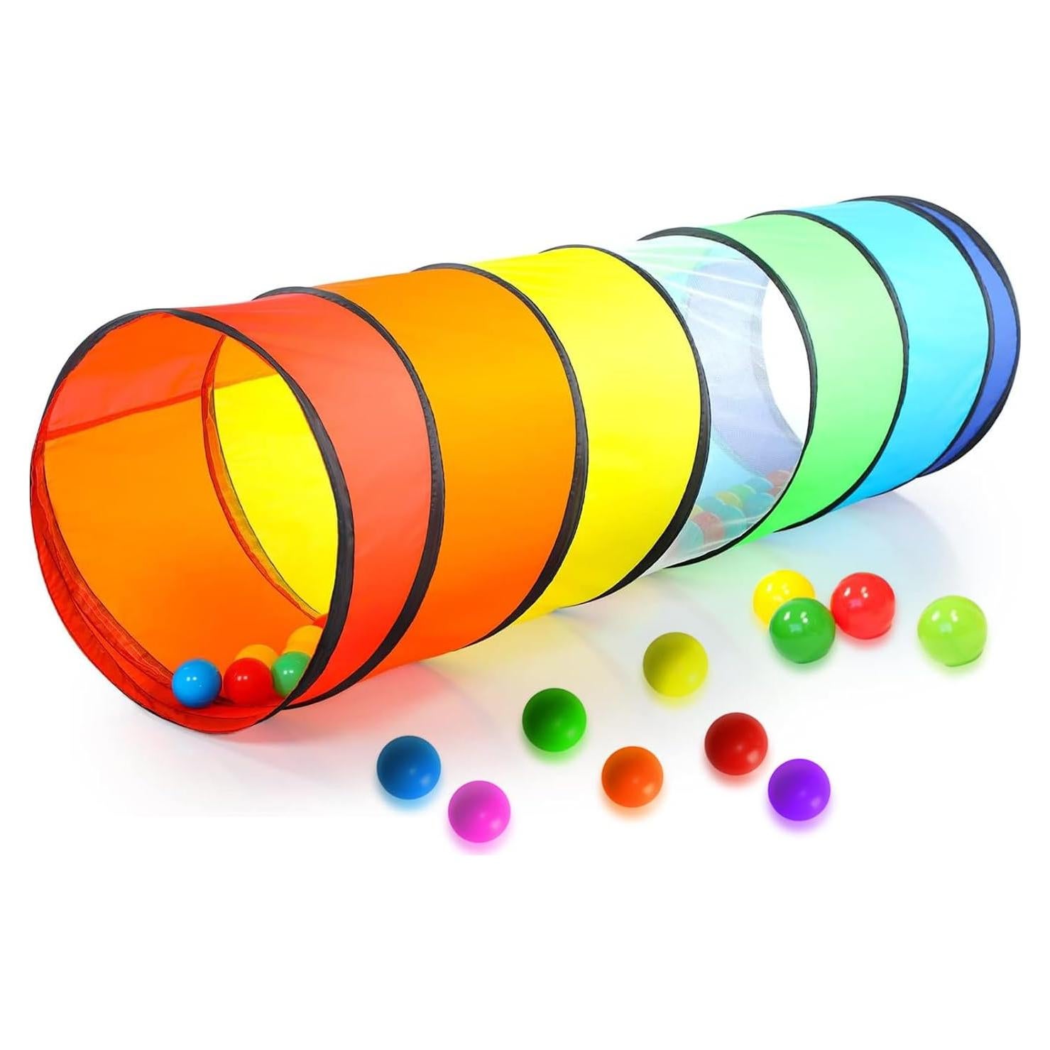 Juego de Túneles Plegables Kiddey 2 Pk para Niños y Mascotas