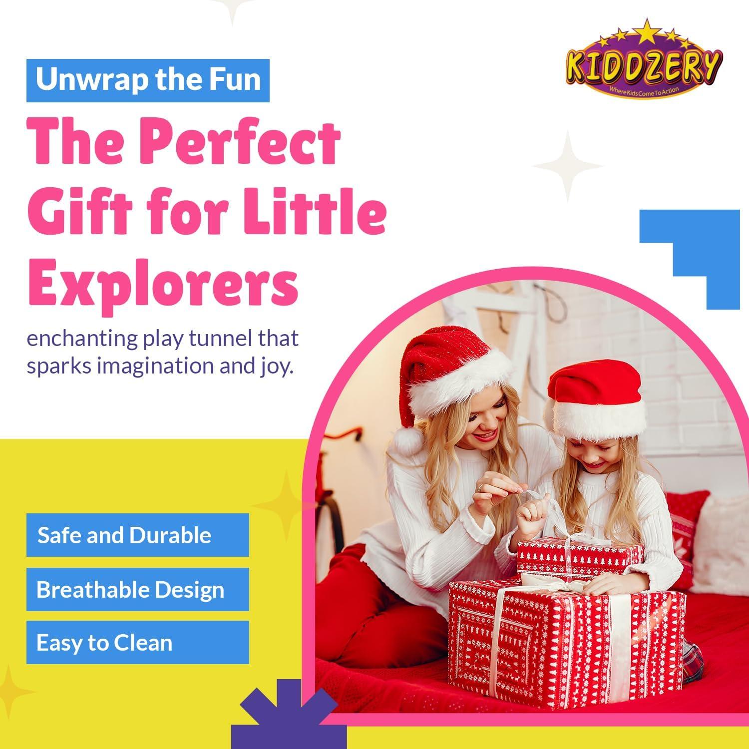 Juego de Túneles Plegables Kiddey 2 Pk para Niños y Mascotas