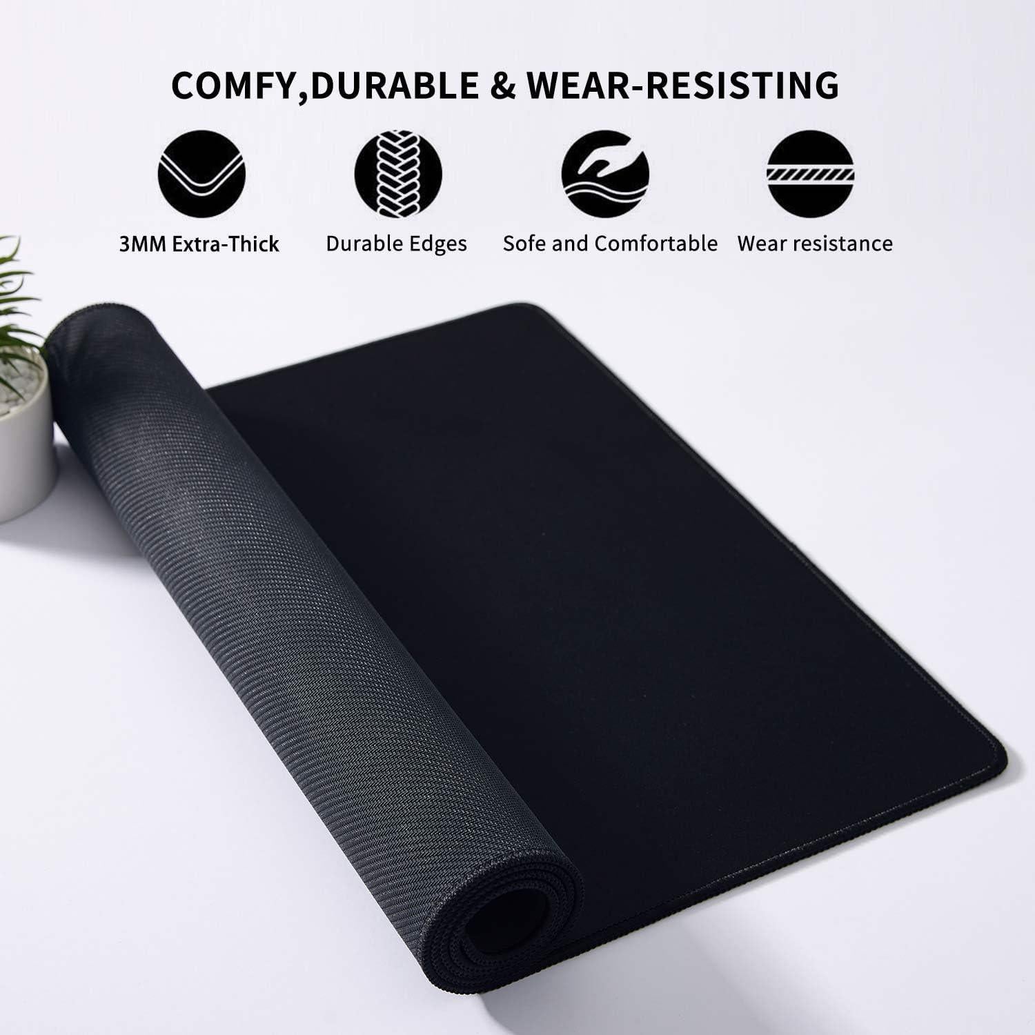 Alfombrilla de Juego XL DOBAOJIA Negra 70x30cm Antideslizante