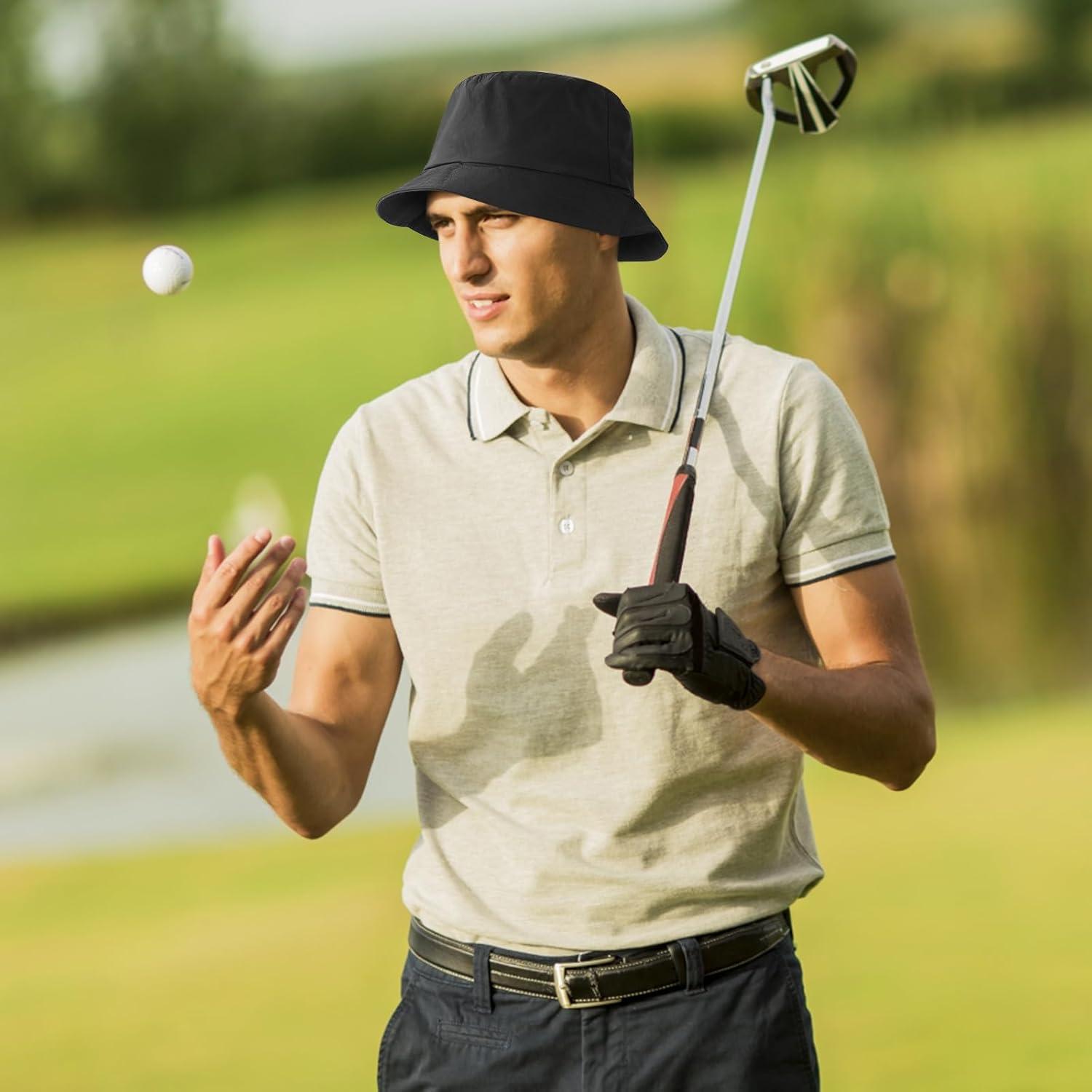 Sombrero de Cubo Impermeable DOCILA para Hombre Negro