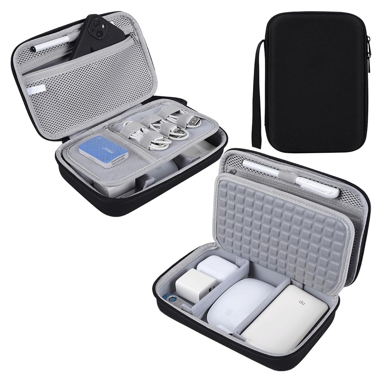 Funda Organizadora Dura CAAORDKSO para Electrónicos Negra